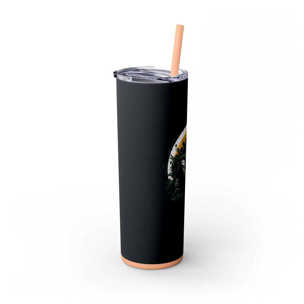 20oz Skinny Tumbler: Crocodile Print for Every Sip