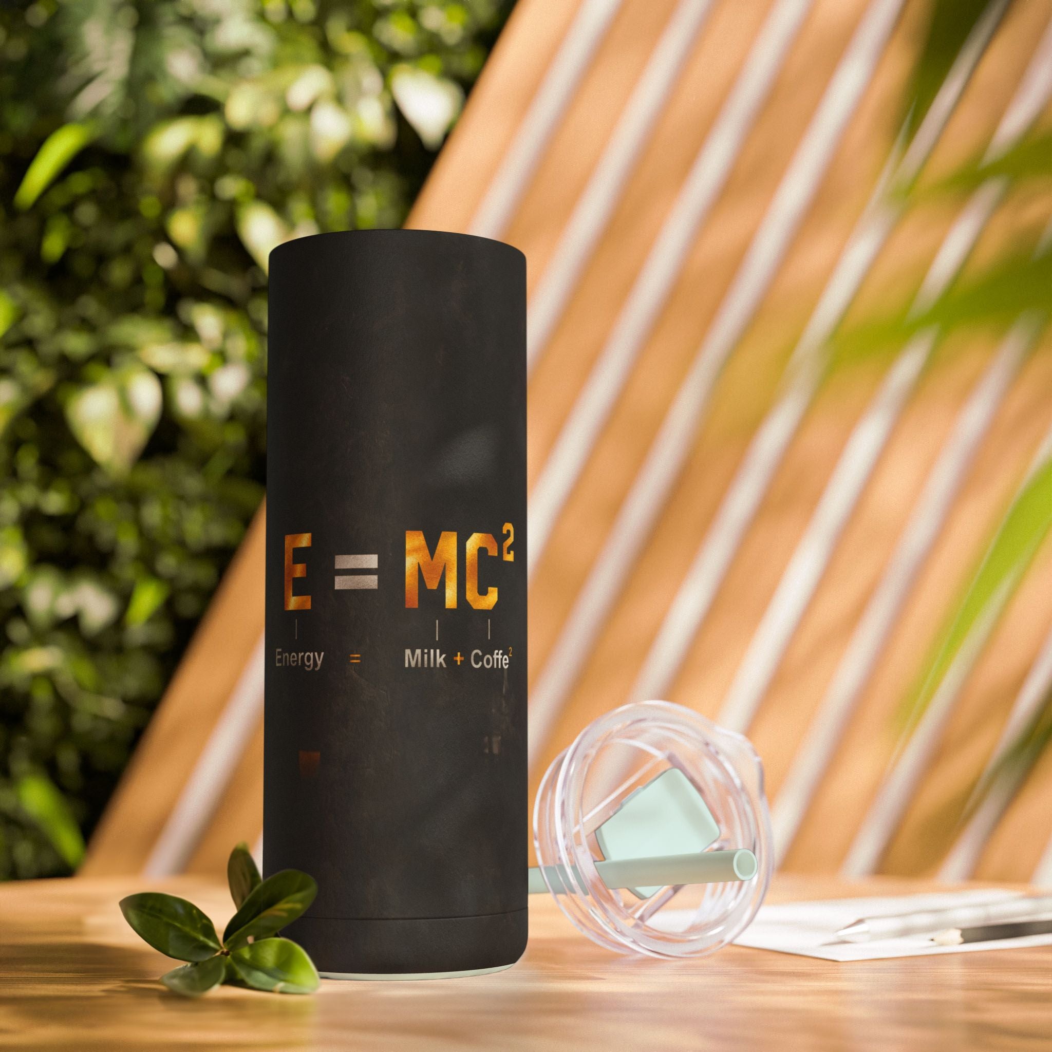 E=mc² Cool: 20oz Skinny Tumbler