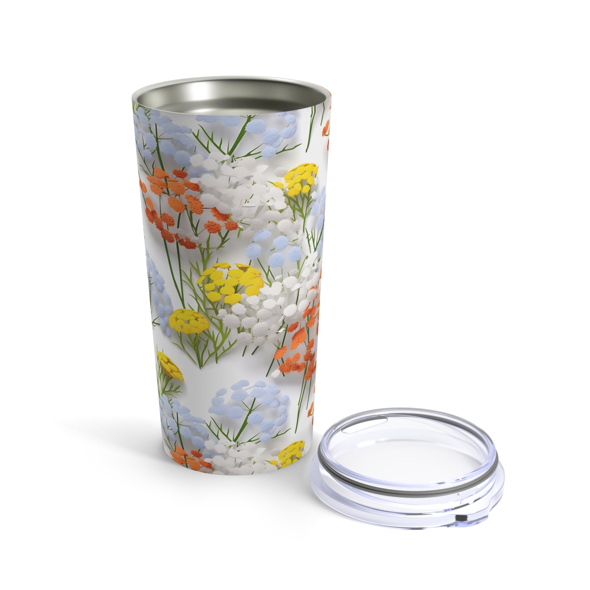 Floral Harmony Tumbler - 20oz