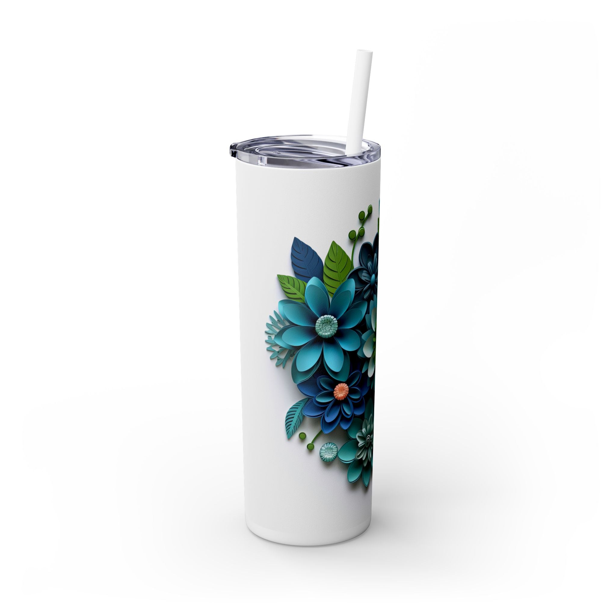 Skinny Tumbler with Straw, 20oz