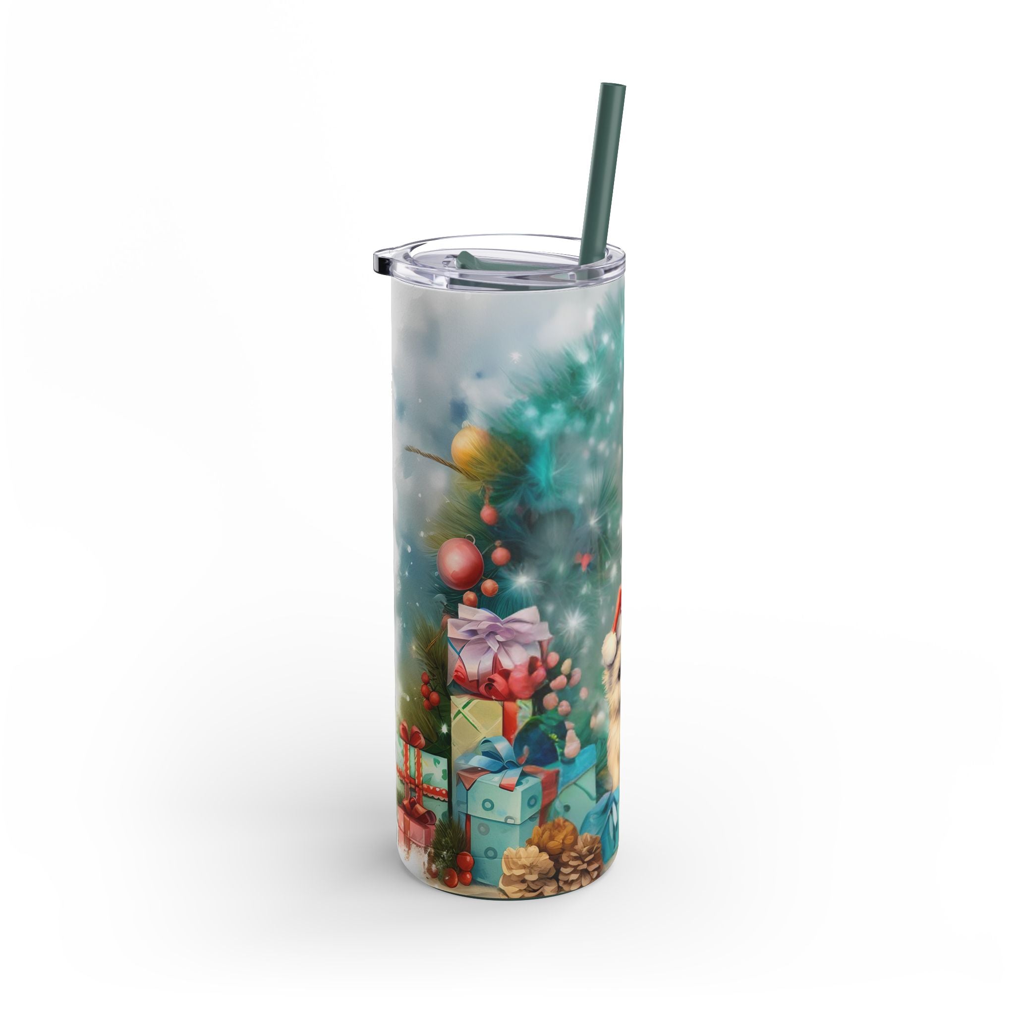 FestiveFrost: Sleek Tumblers for Seasonal Sips