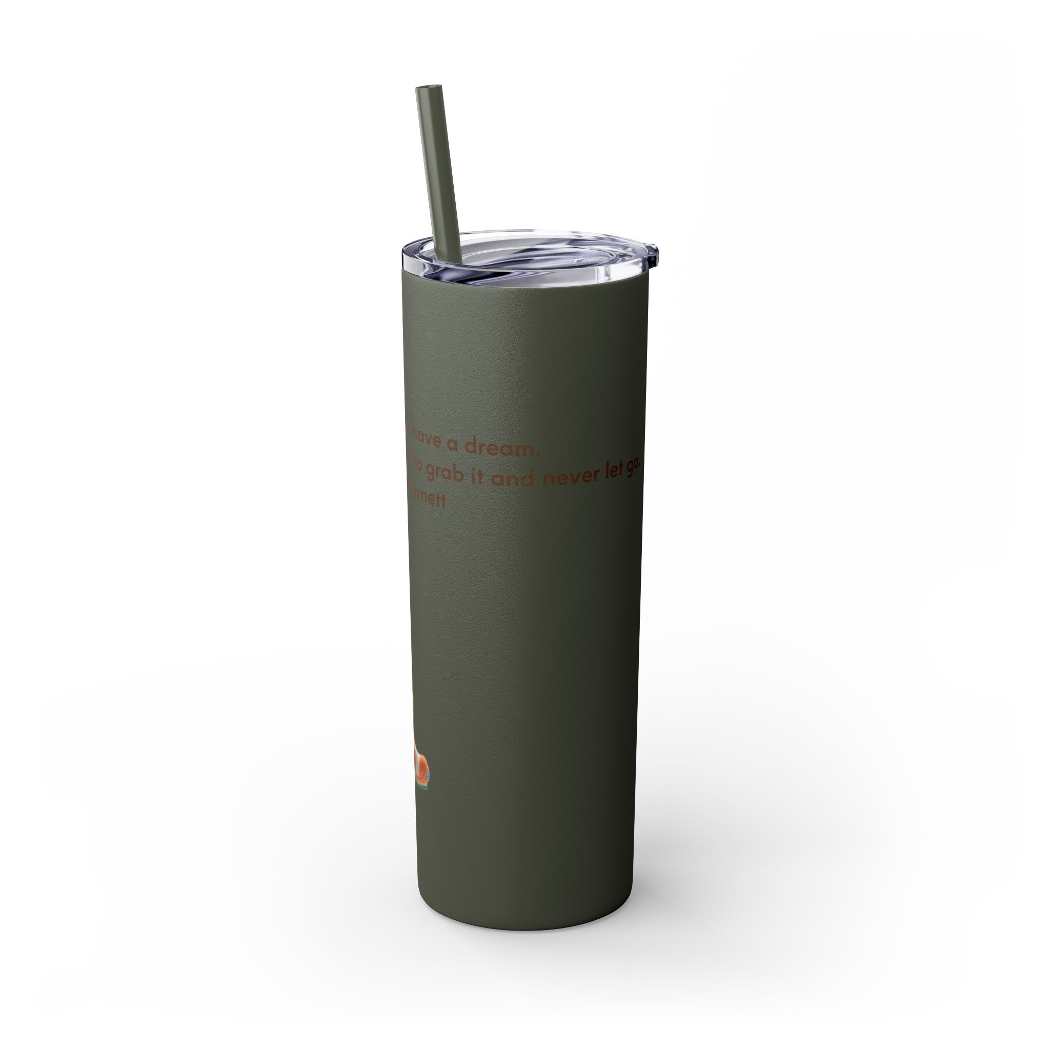 Skinny Tumbler with Straw, 20oz -Astronut