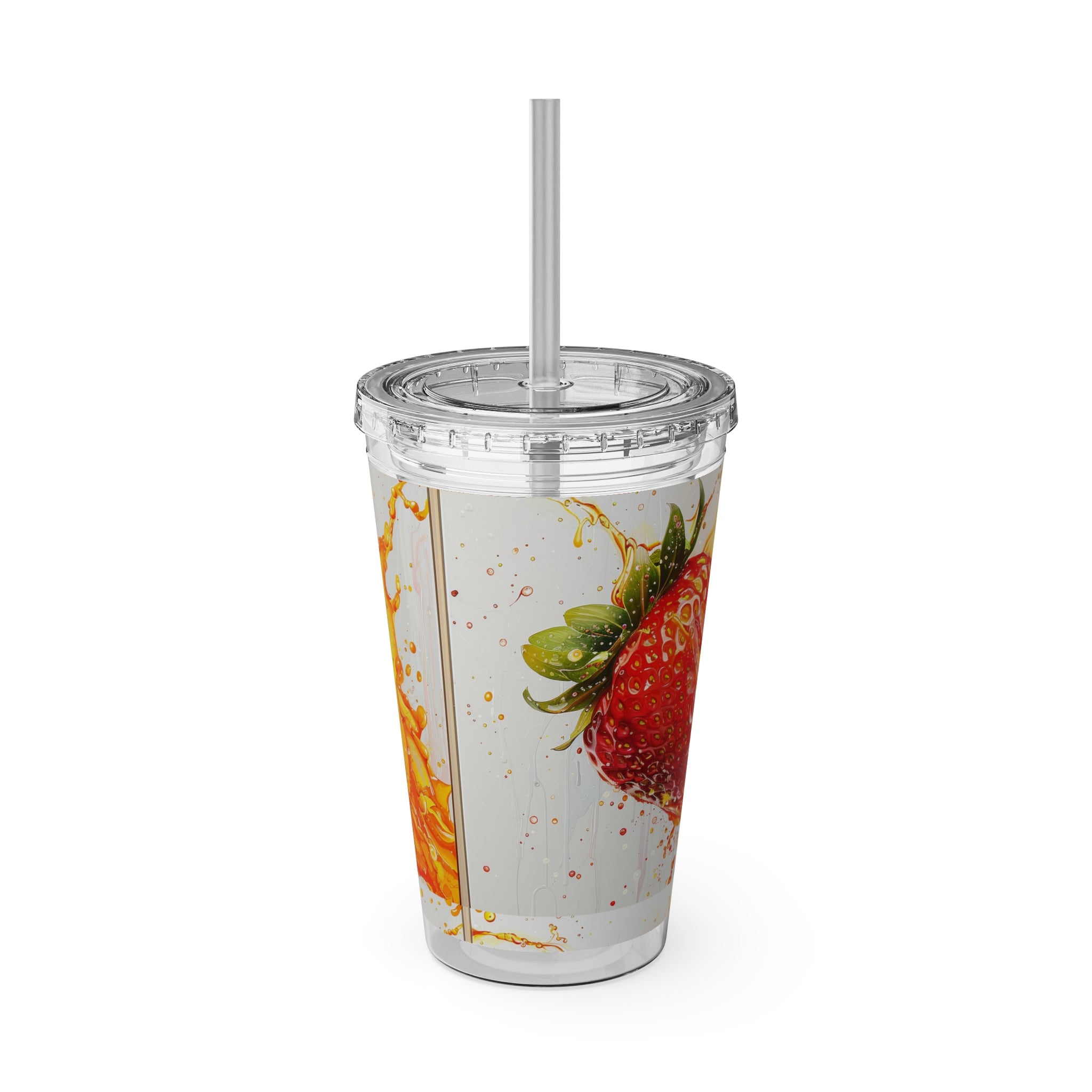 Sunsplash Tumbler with Straw, 16oz