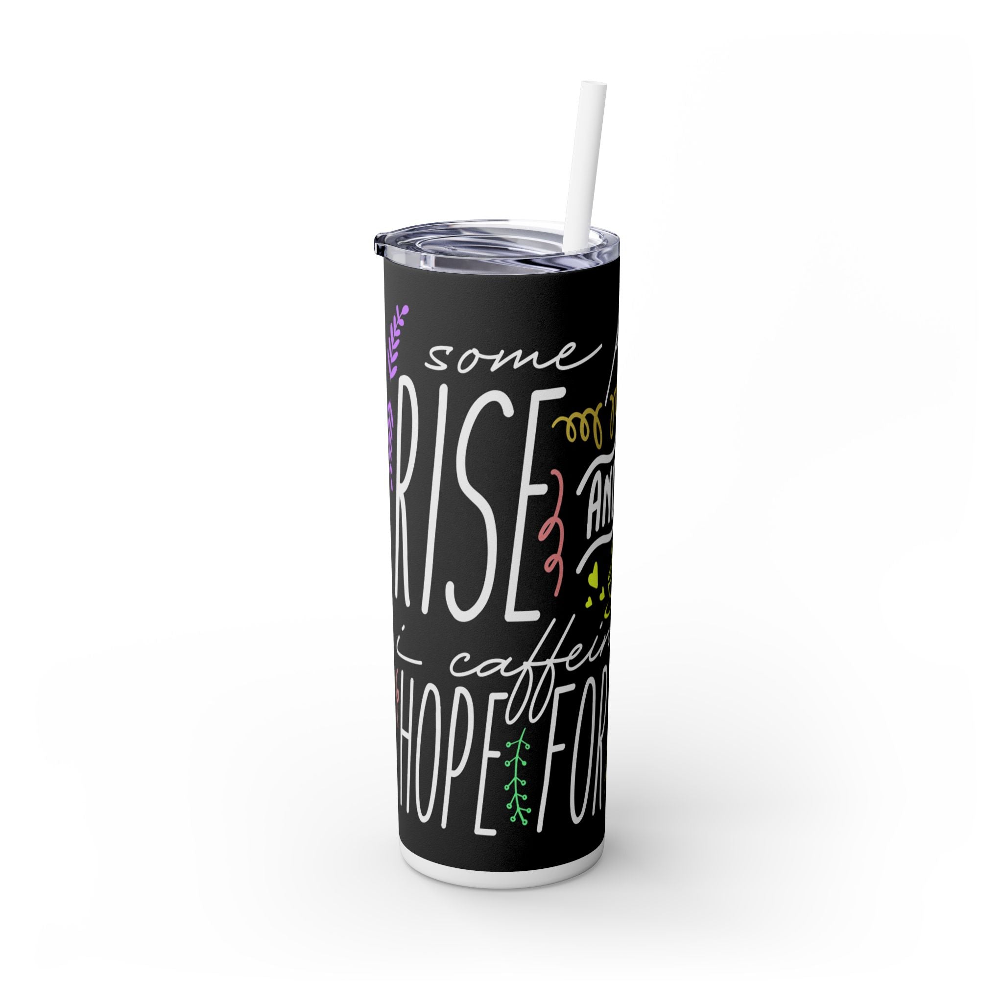 Skinny Tumbler with Straw, 20oz
