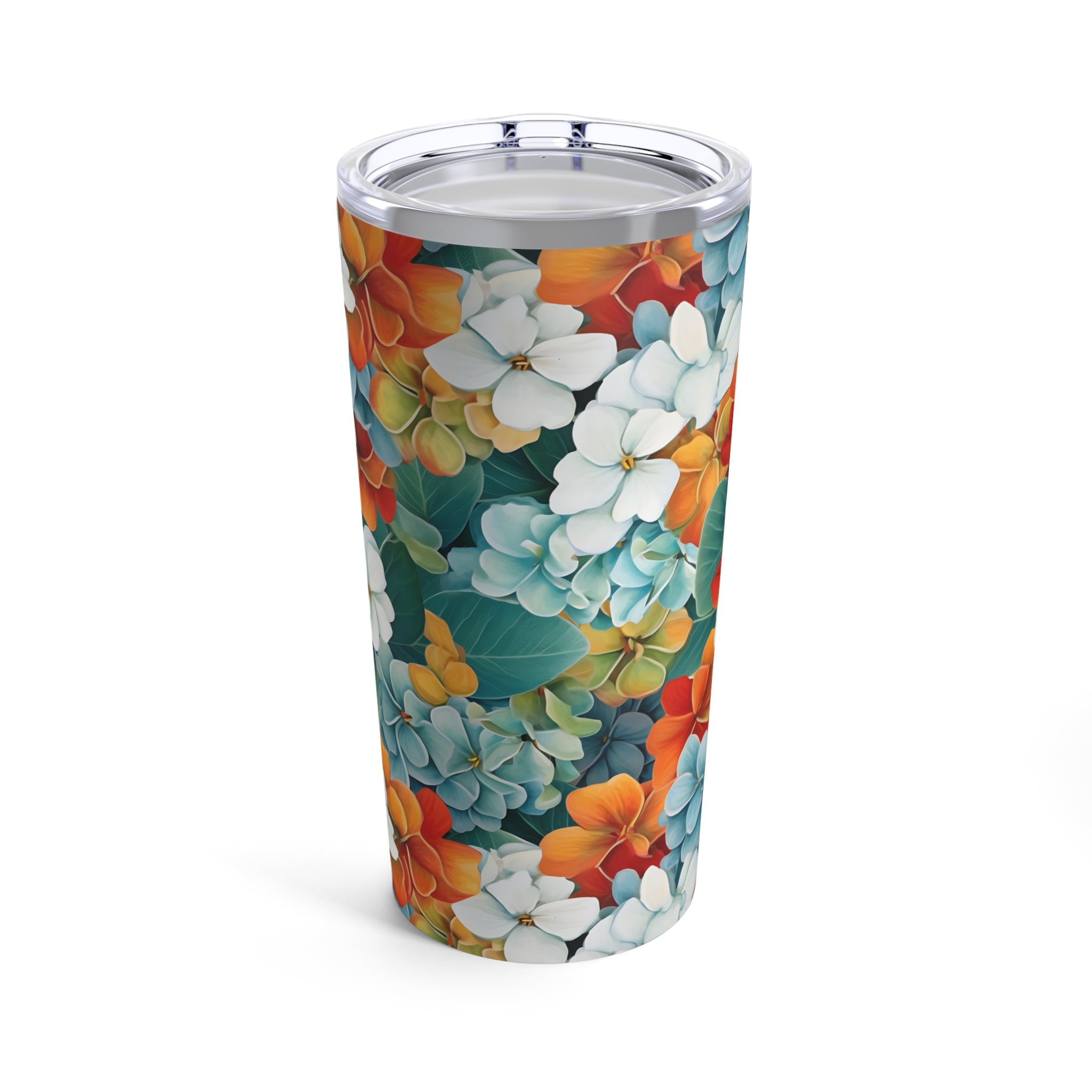 Flowering Print Elegance: 20oz Tumbler