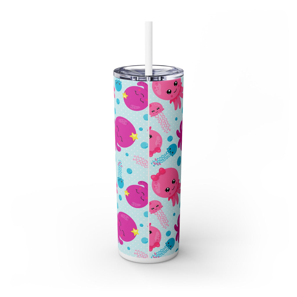 Skinny Tumbler with Straw, 20oz