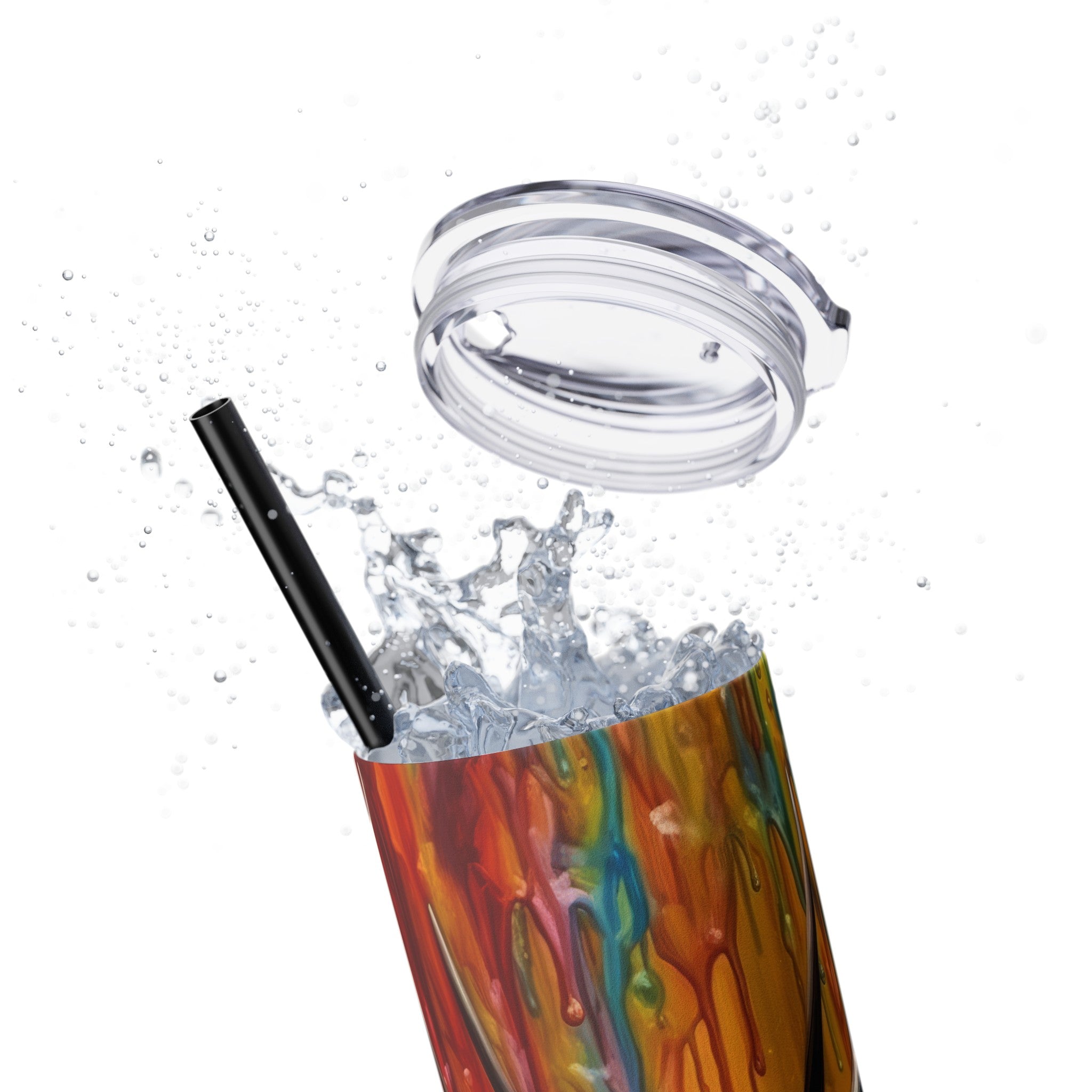 Skinny Tumbler with Straw, 20oz