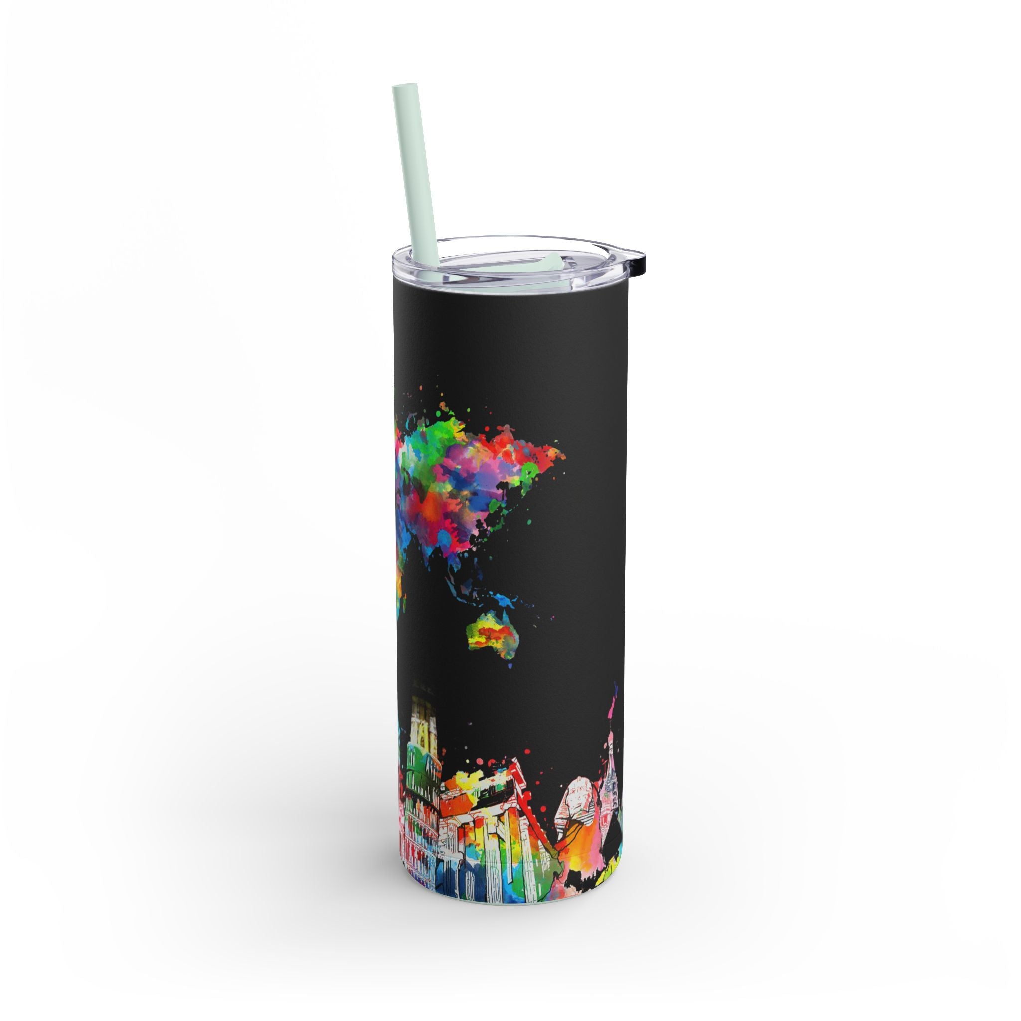 Sleek Slim Tumbler: Travel-Ready Coolness