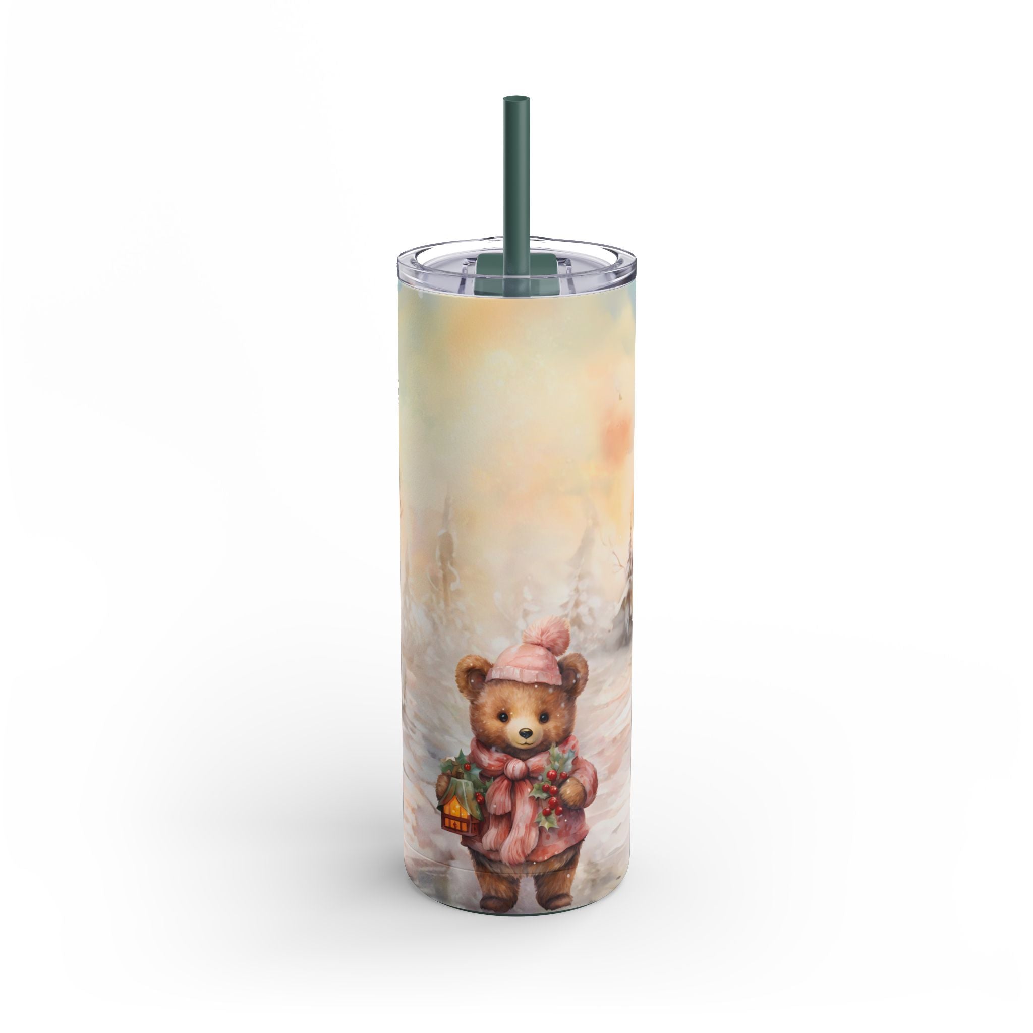 HollyGlow: Chic Tumblers for Winter Wonders