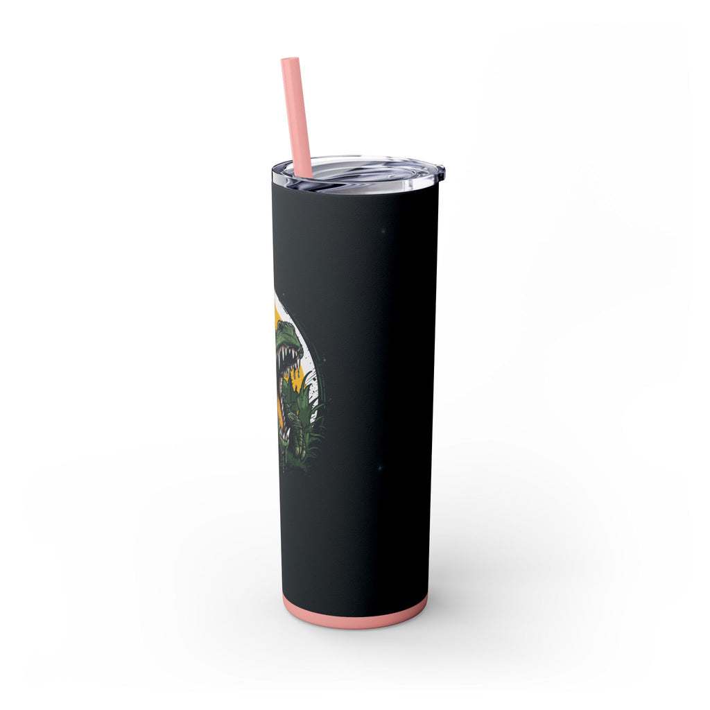20oz Skinny Tumbler: Crocodile Print for Every Sip