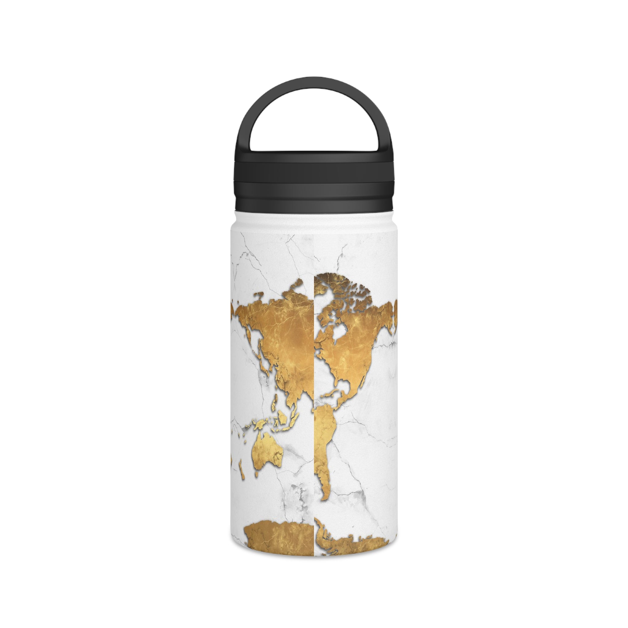 Marble Magic: Adventure-Ready Water Bottle