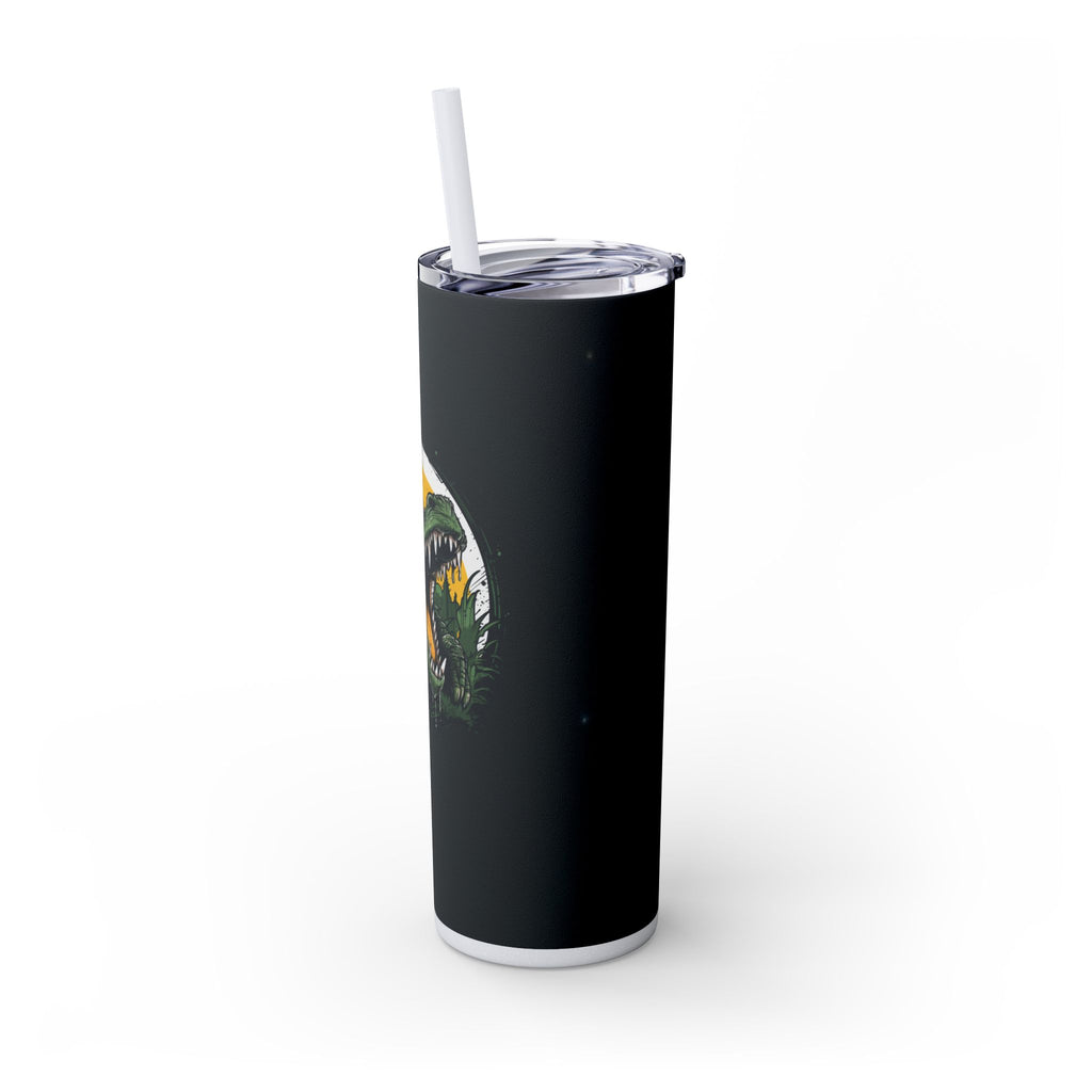20oz Skinny Tumbler: Crocodile Print for Every Sip