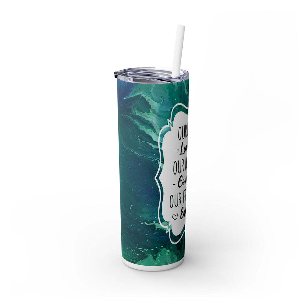 Skinny Tumbler with Straw, 20oz