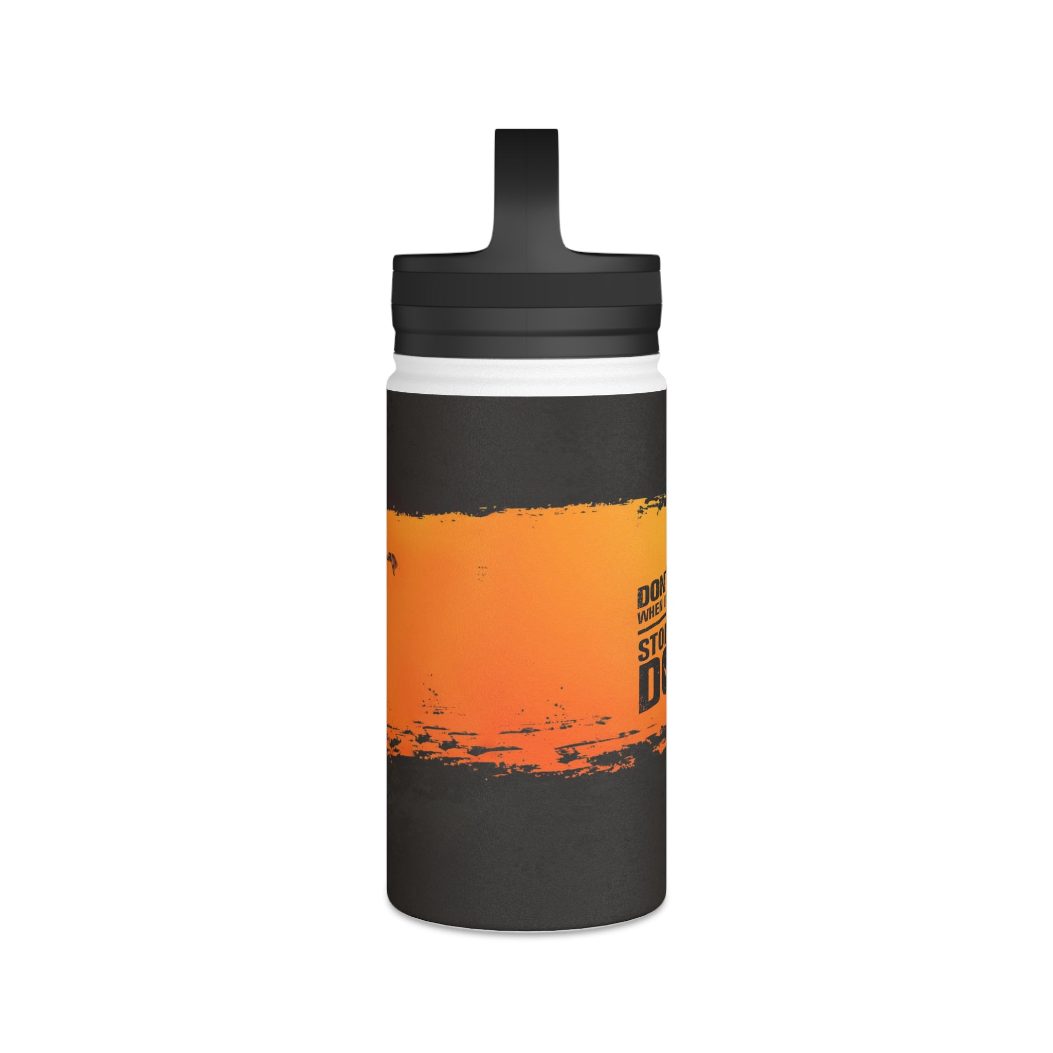 Stainless Steel Water Bottle, Handle Lid