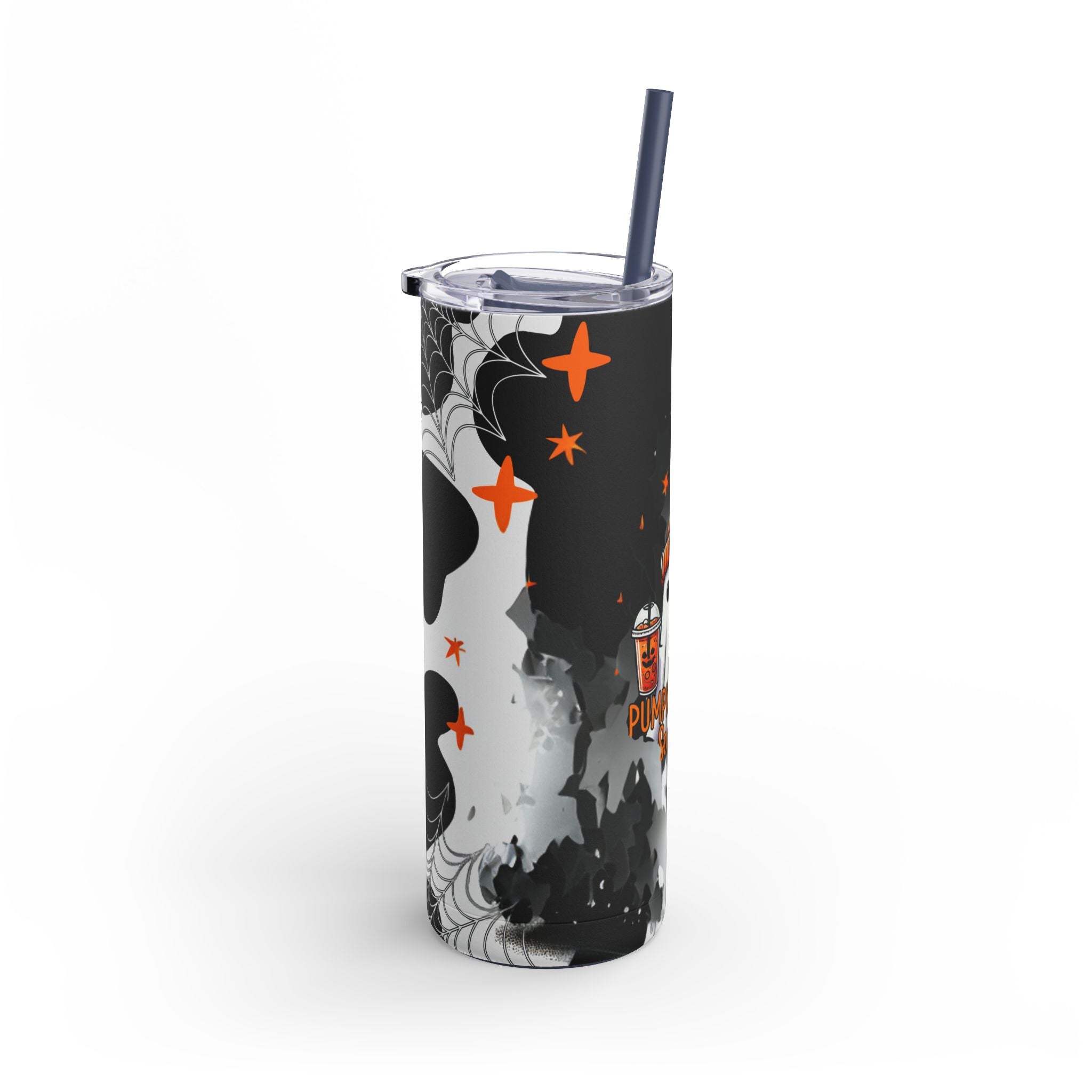 Spooky Pumpkin Tumbler for Fall Sips