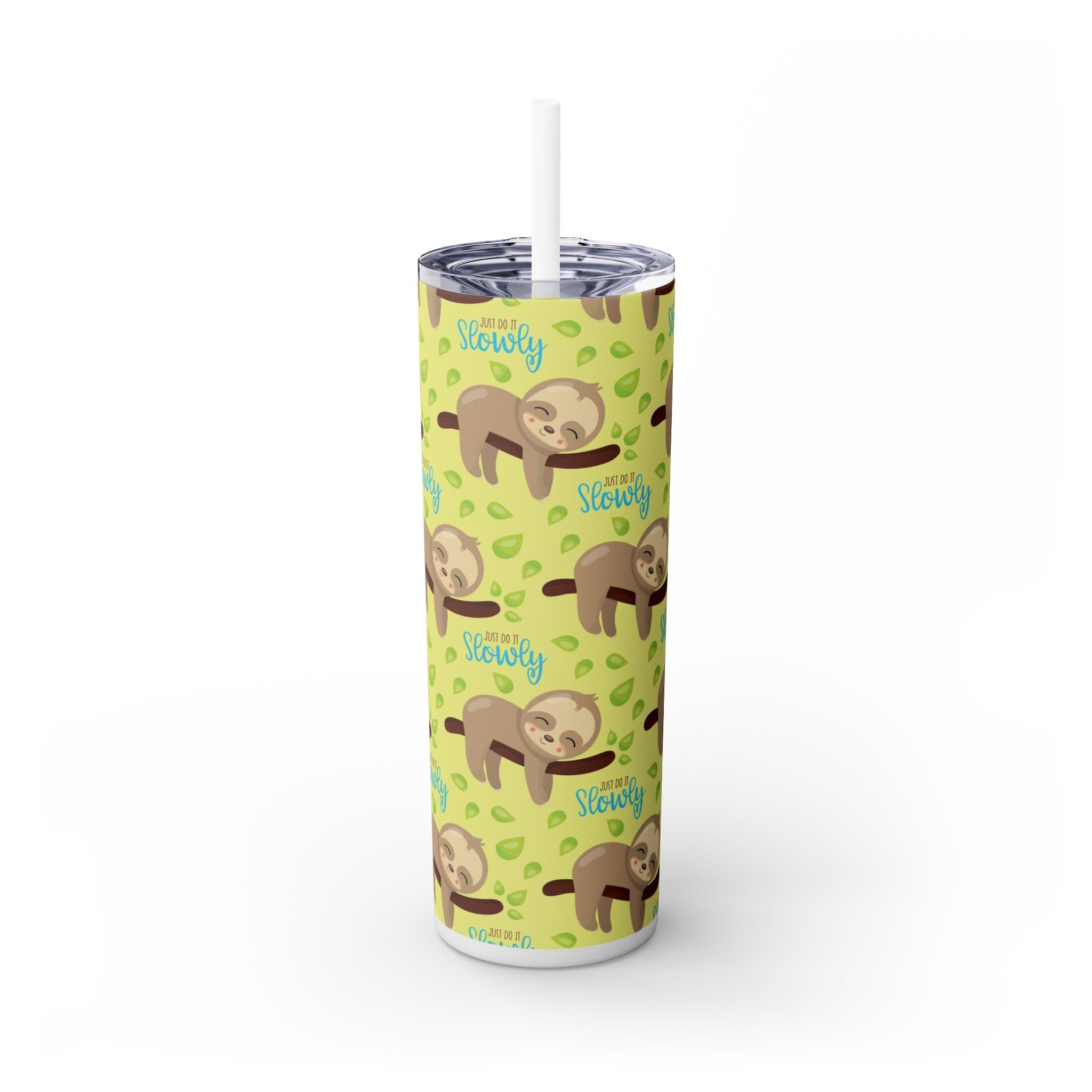 Skinny Tumbler with Straw, 20oz