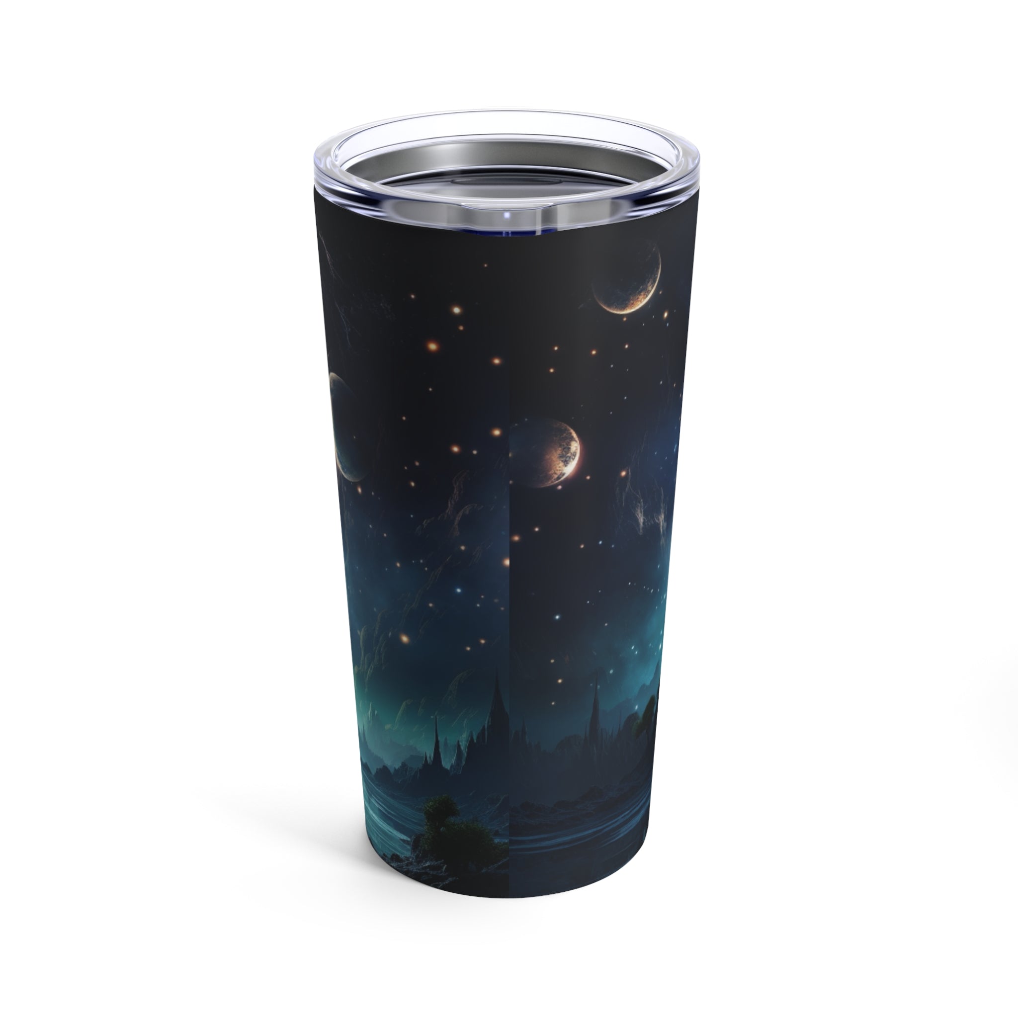 20oz Tumbler with Moonlit Mountain Magic