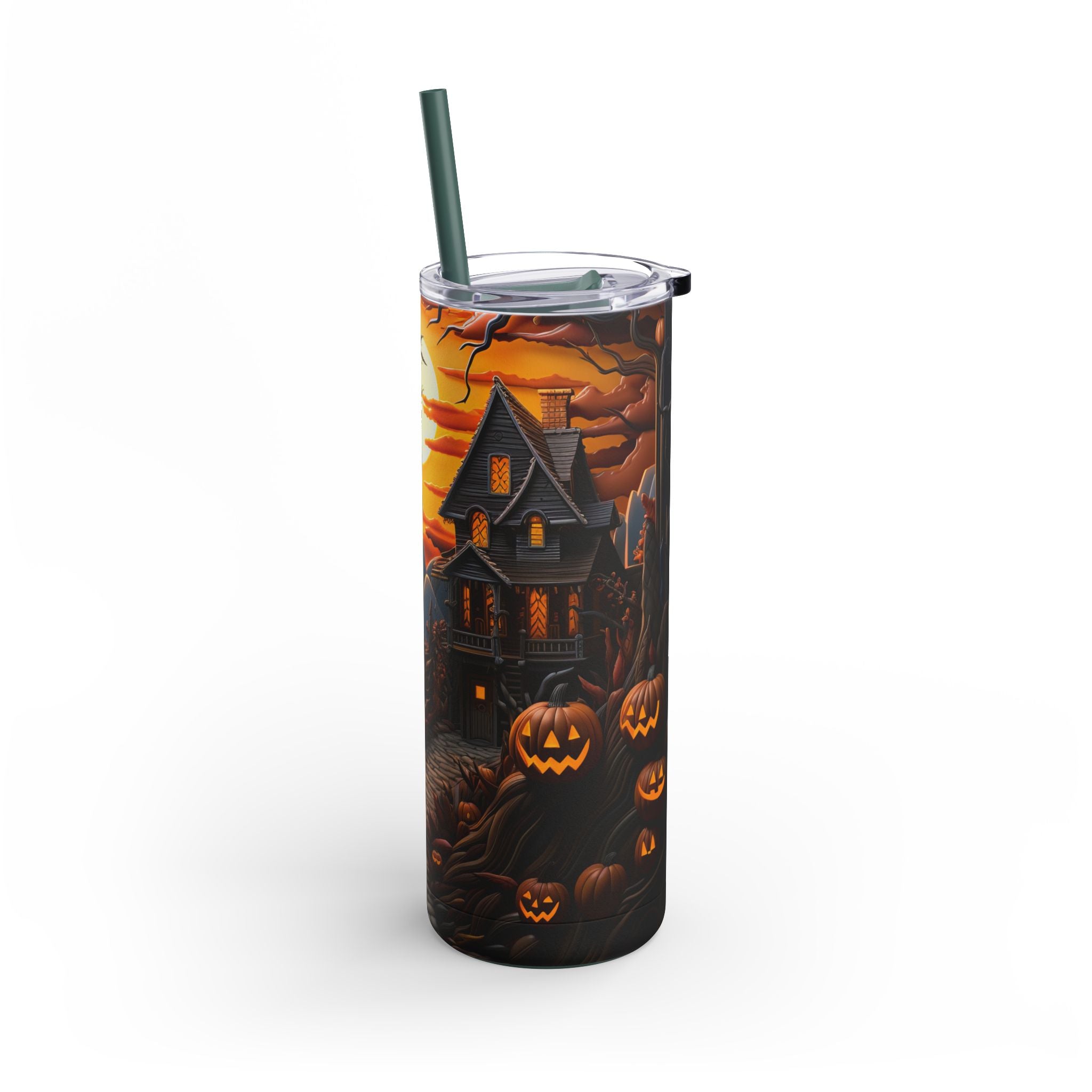 Pumpkin-Perfect Matte Tumbler for All