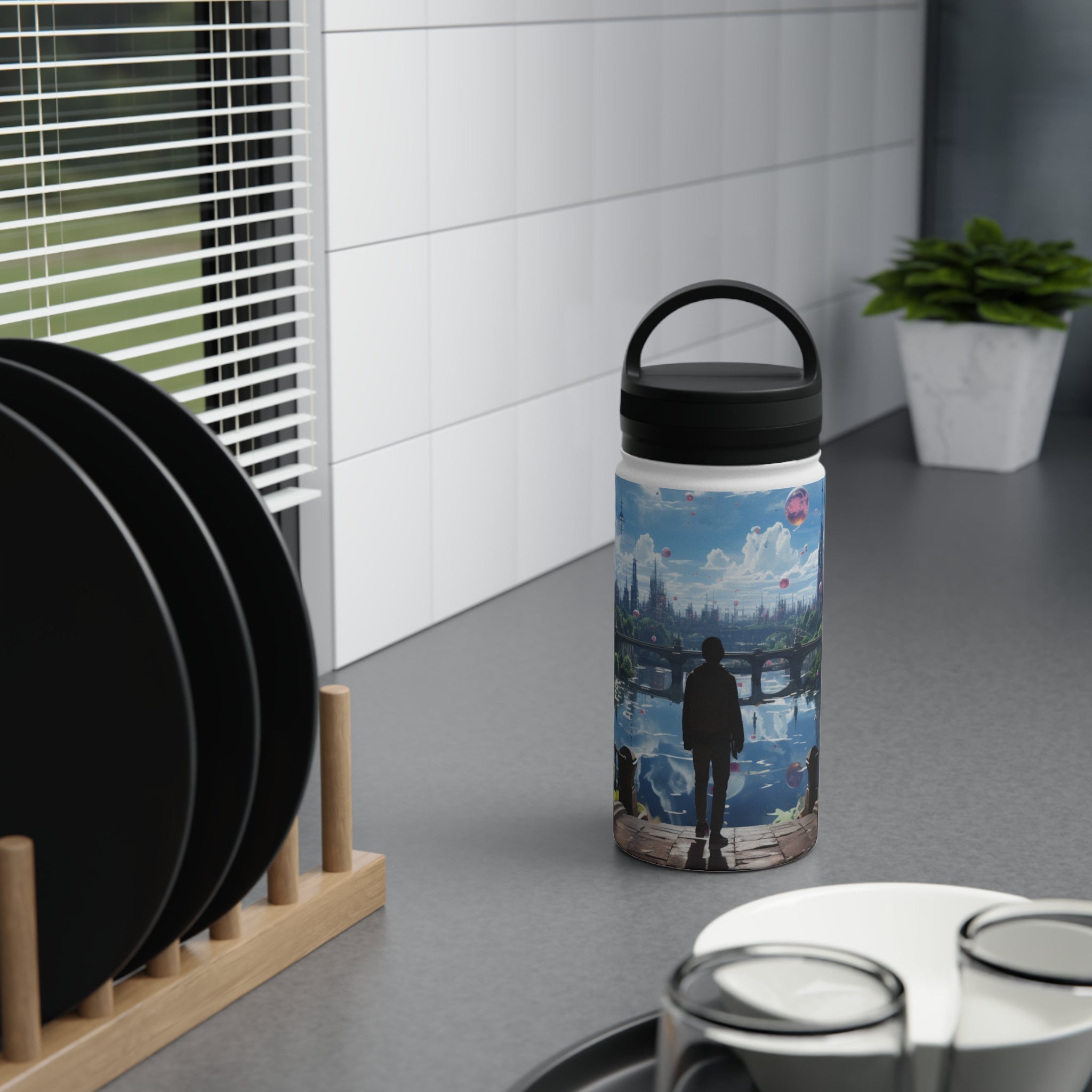 Peaceful Holiday Stainless Steel Bottle