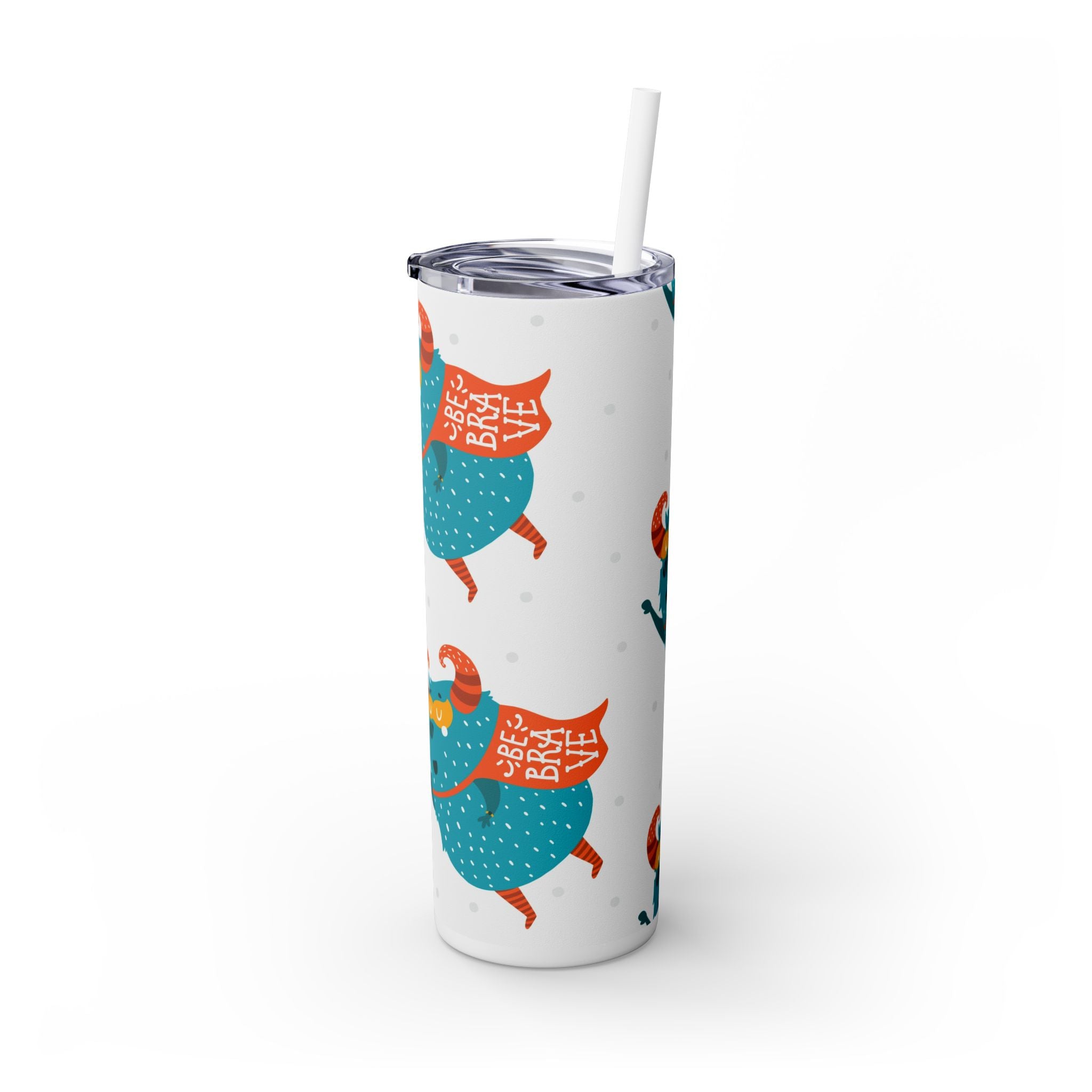 Skinny Tumbler with Straw, 20oz
