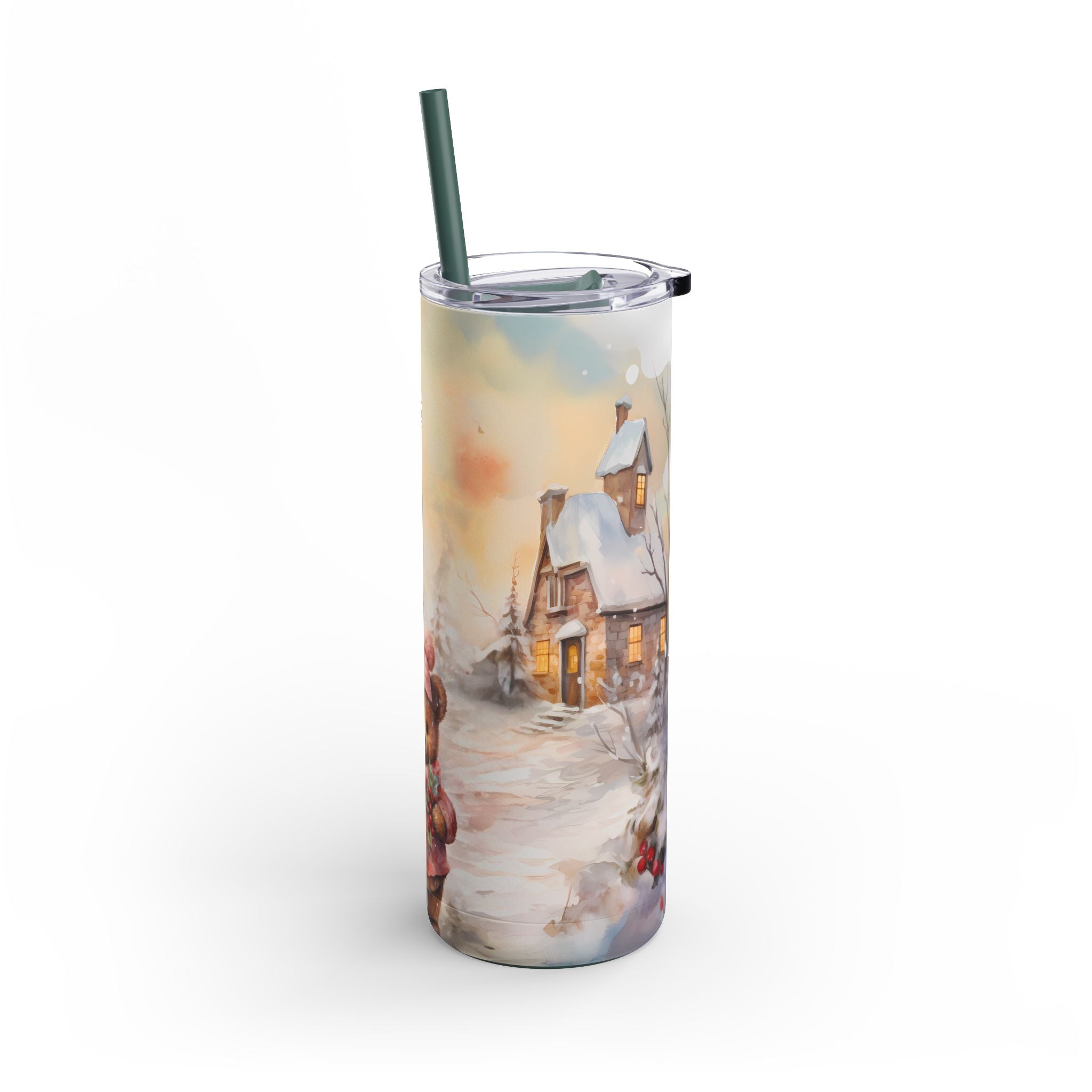 HollyGlow: Chic Tumblers for Winter Wonders