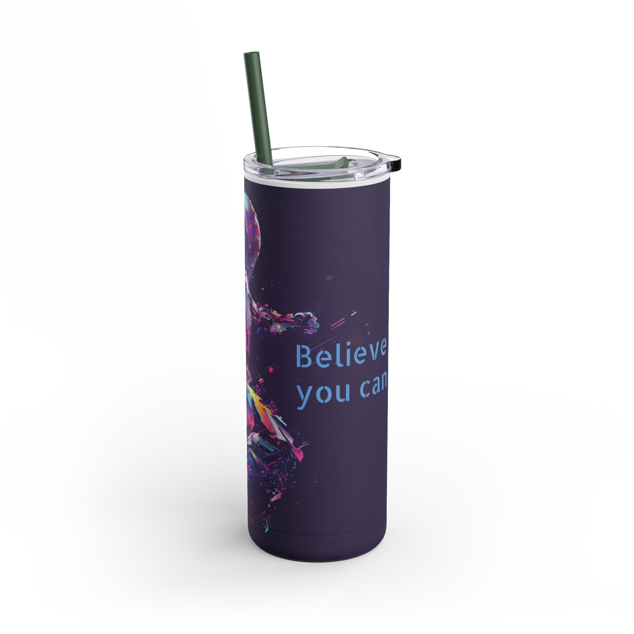 Skinny Matte Tumbler, 20oz- sport