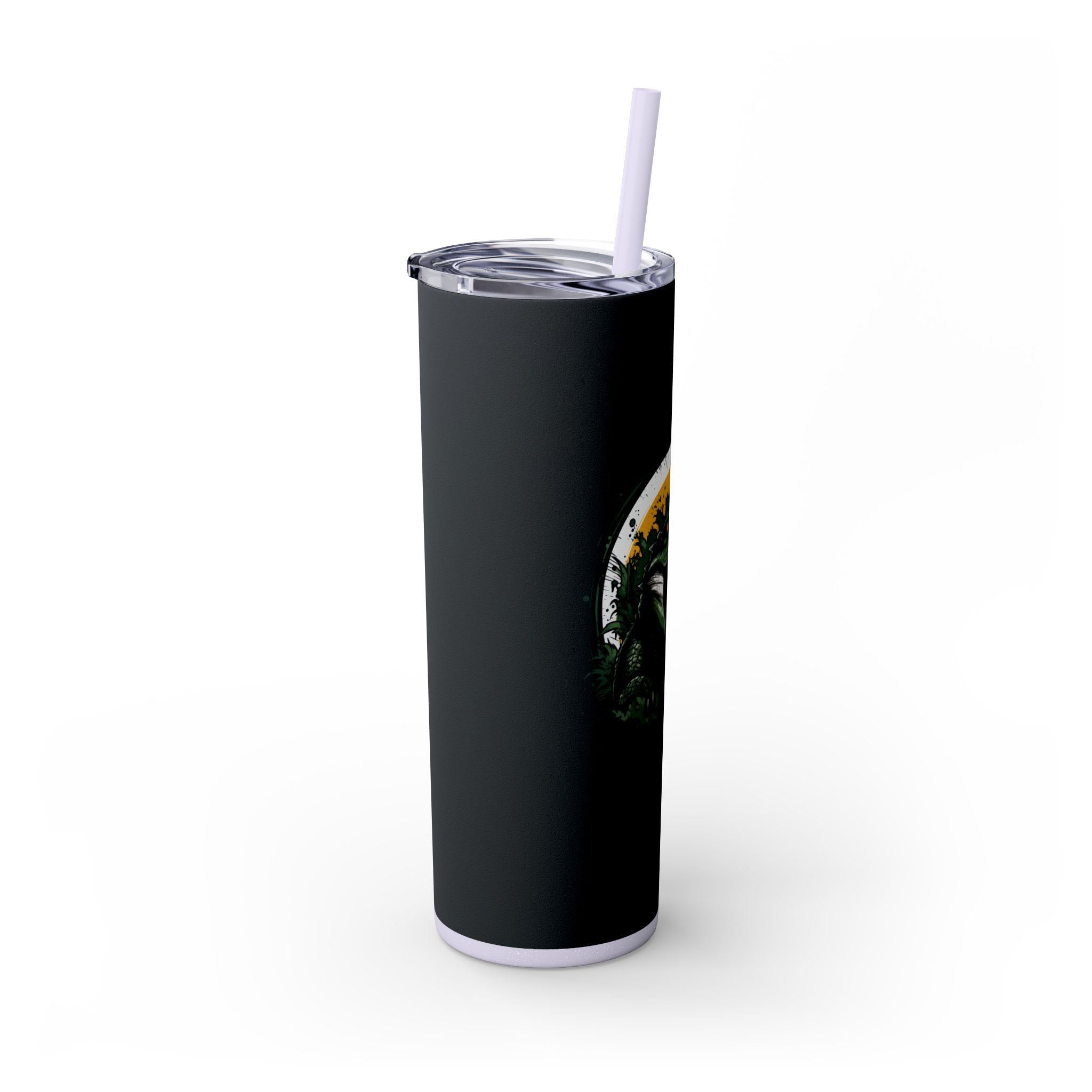 20oz Skinny Tumbler: Crocodile Print for Every Sip