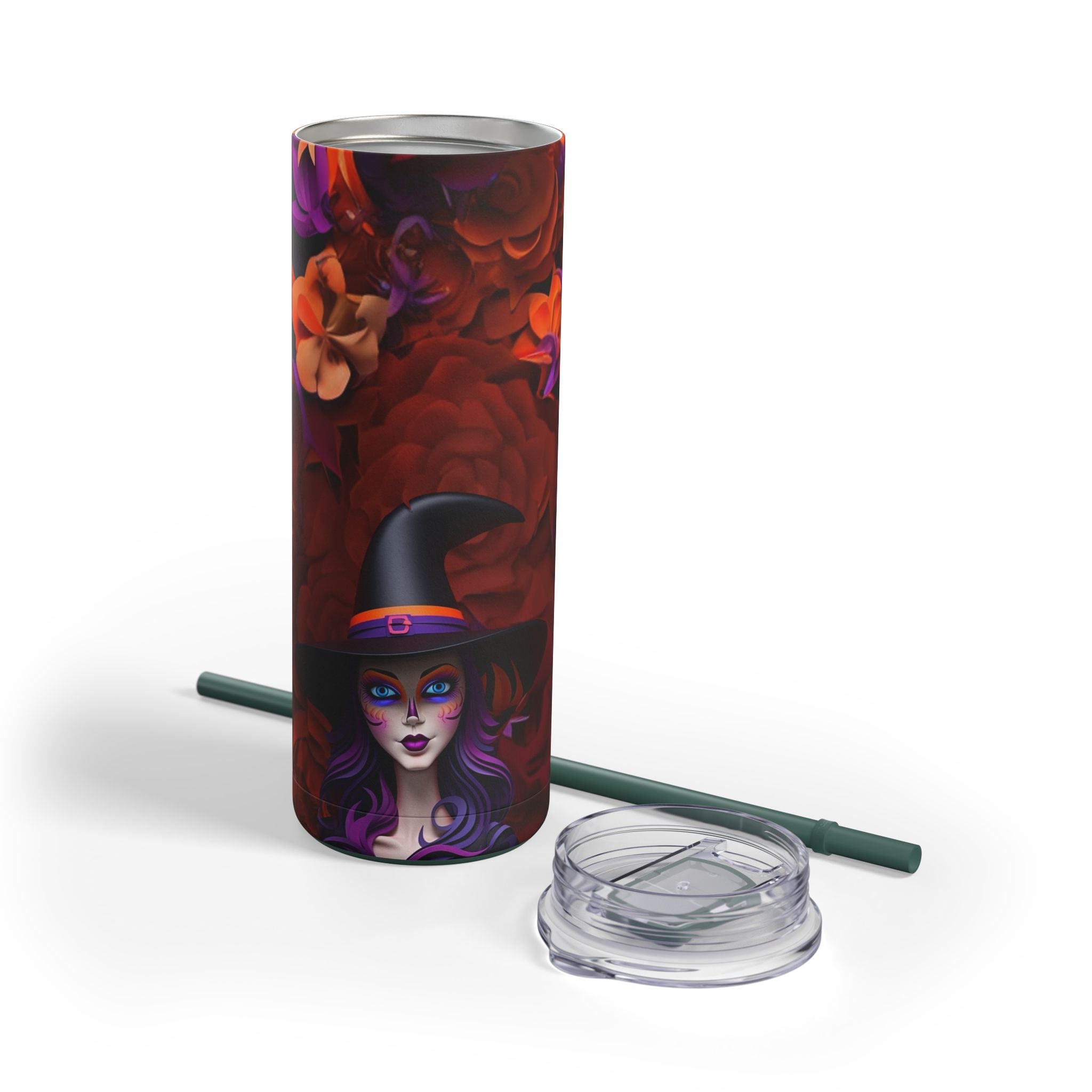 Boo-tifully Practical Tumbler for Spooky Sips