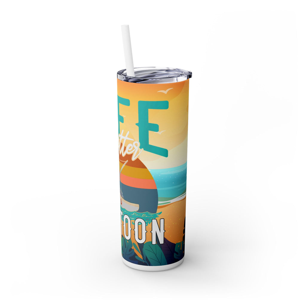 Skinny Tumbler with Straw, 20oz