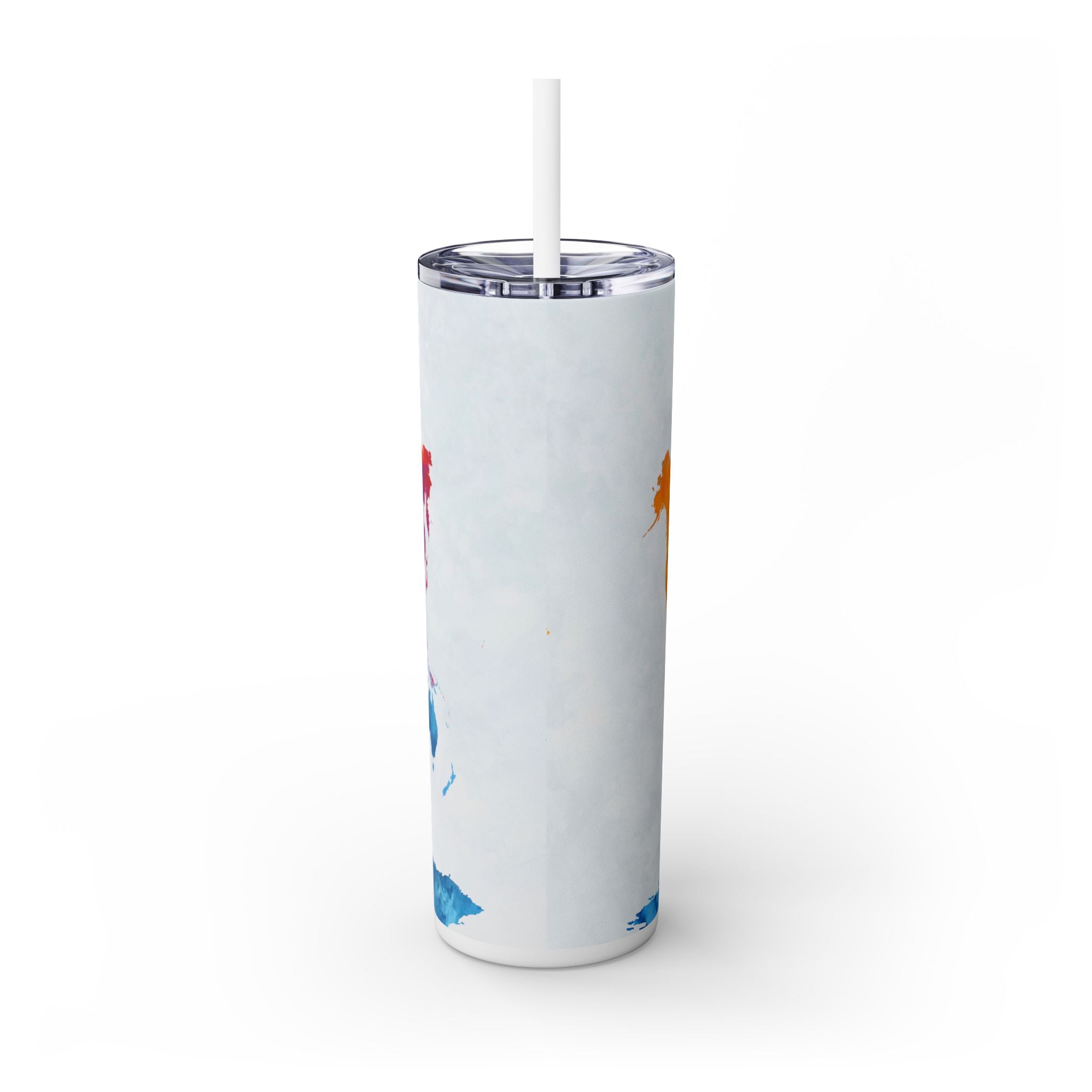 Artistic 20oz Slim Tumbler with Straw