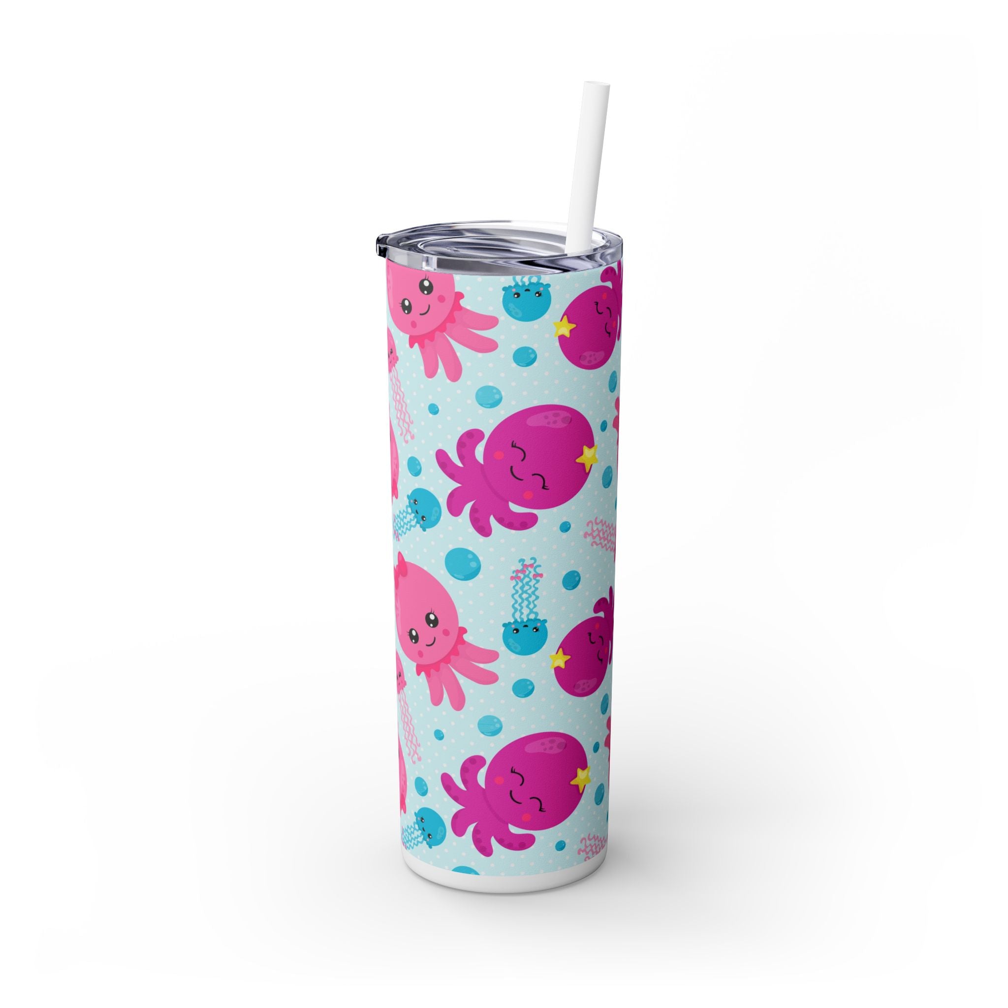 Skinny Tumbler with Straw, 20oz