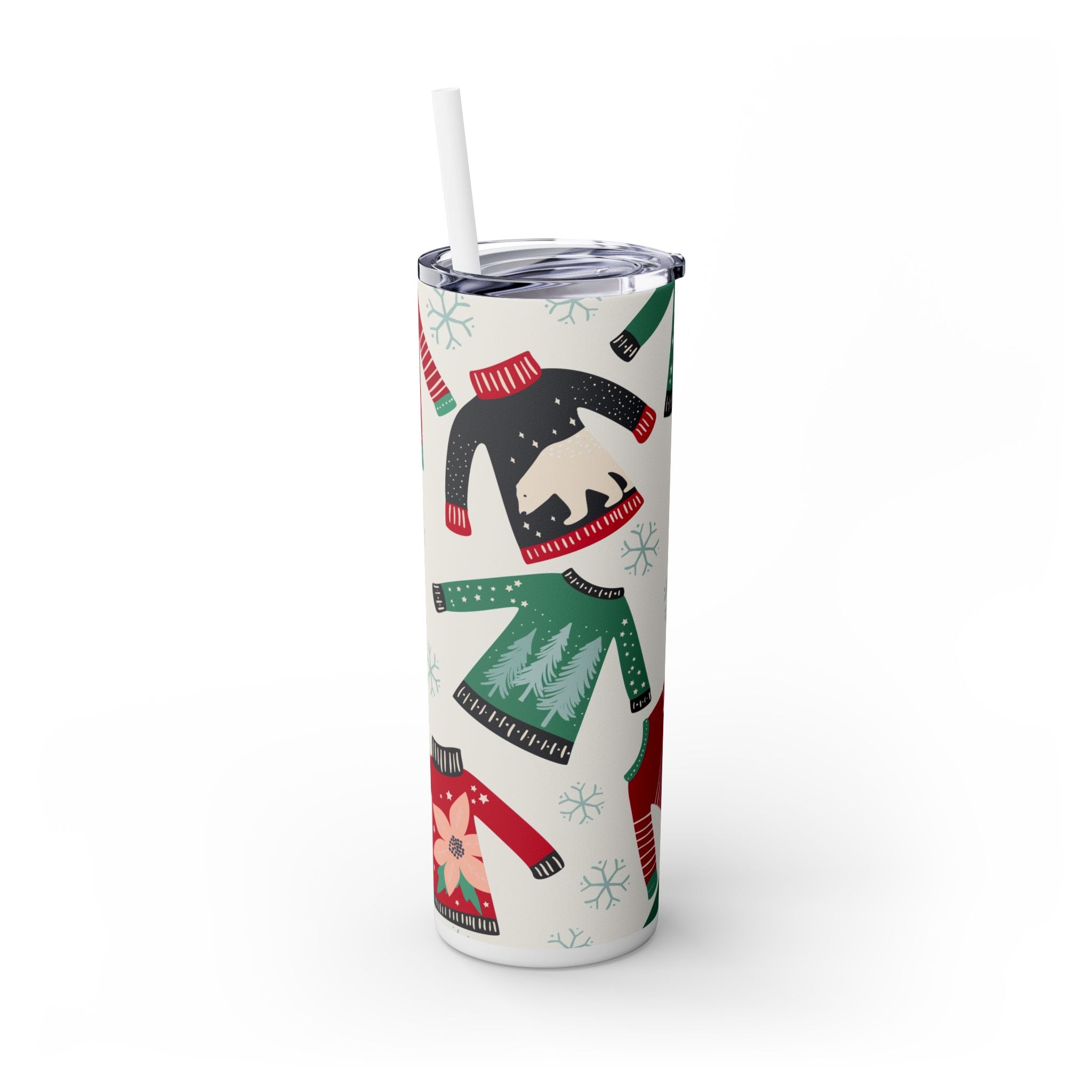 Skinny Tumbler with Straw, 20oz