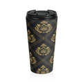 Sip in Style: Artistic Stainless Steel Travel Mug for Trendsetters