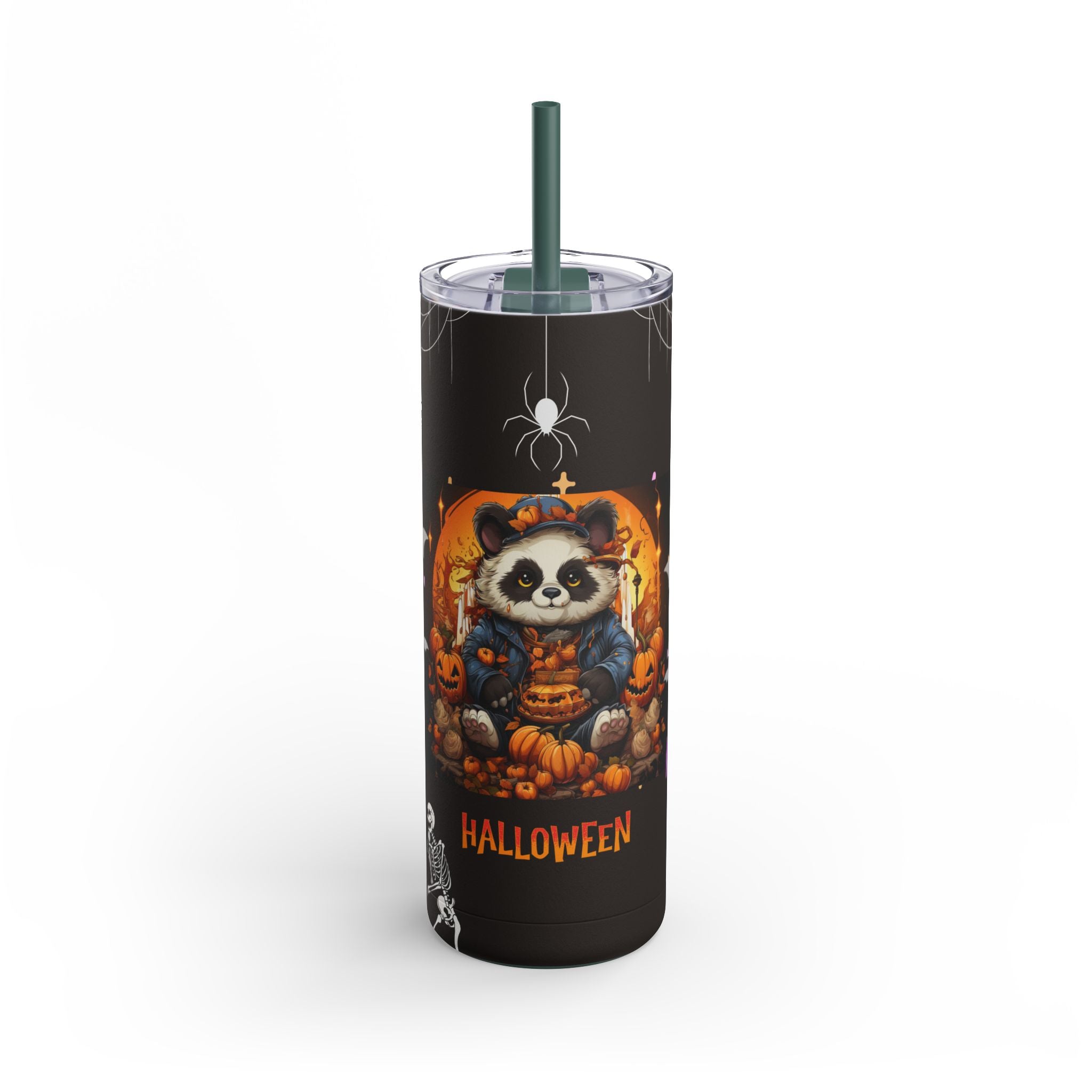 Haunted Pumpkin Tumbler for Chilly Nights