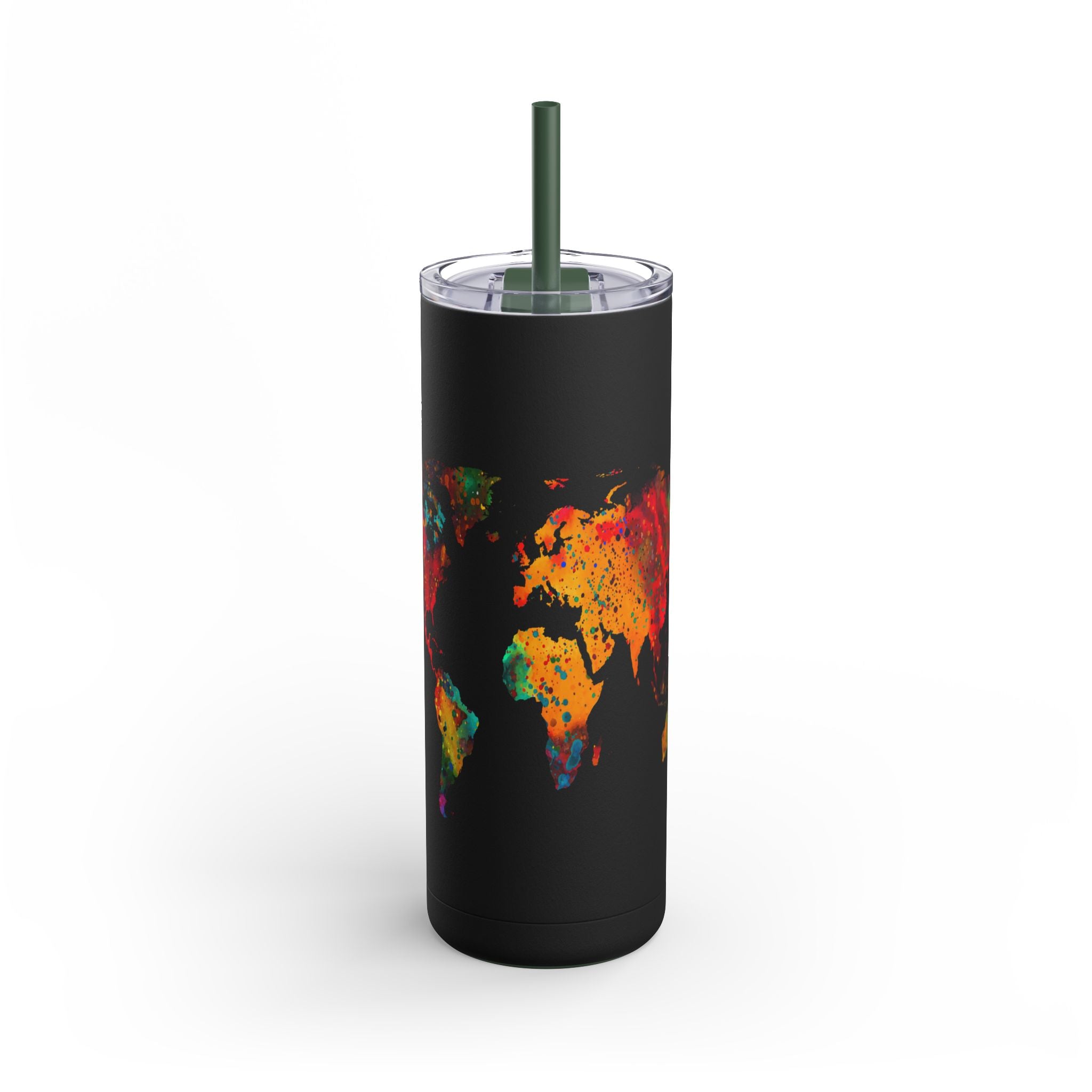 Travel-Ready Matte Tumbler: Sleek & Practical