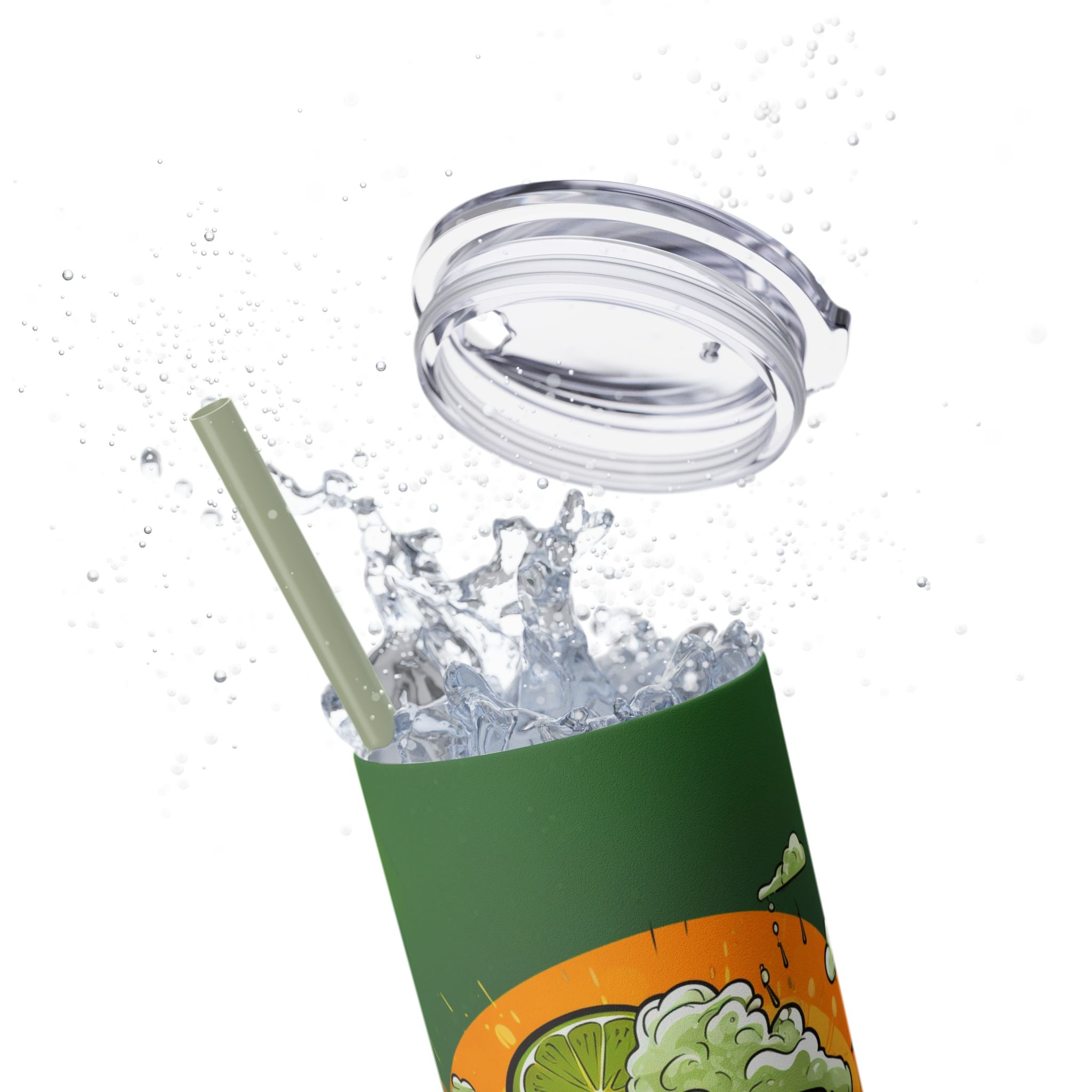 Skinny Tumbler with Straw, 20oz