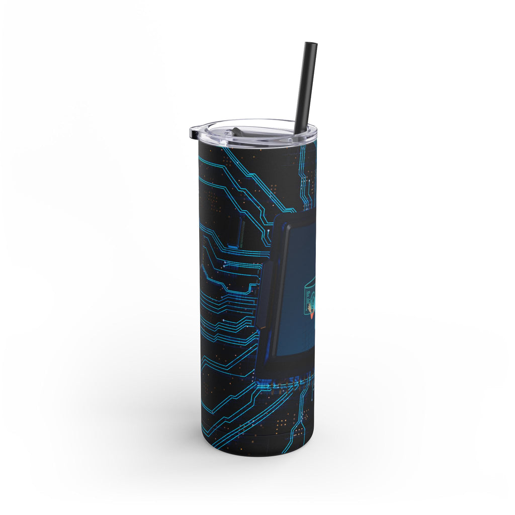 Tech-Savvy Sip: 20oz Skinny Tumbler