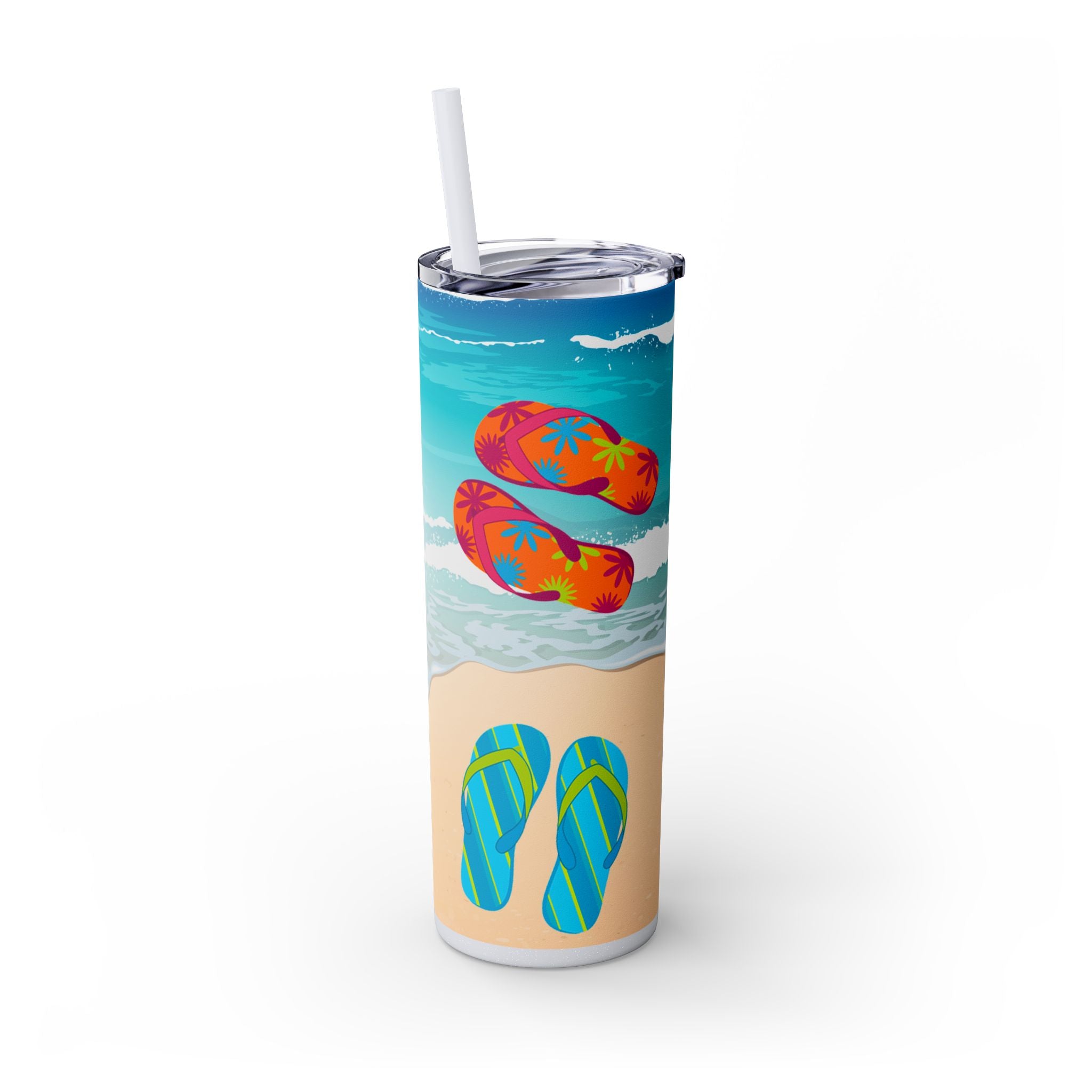 Skinny Tumbler with Straw, 20oz