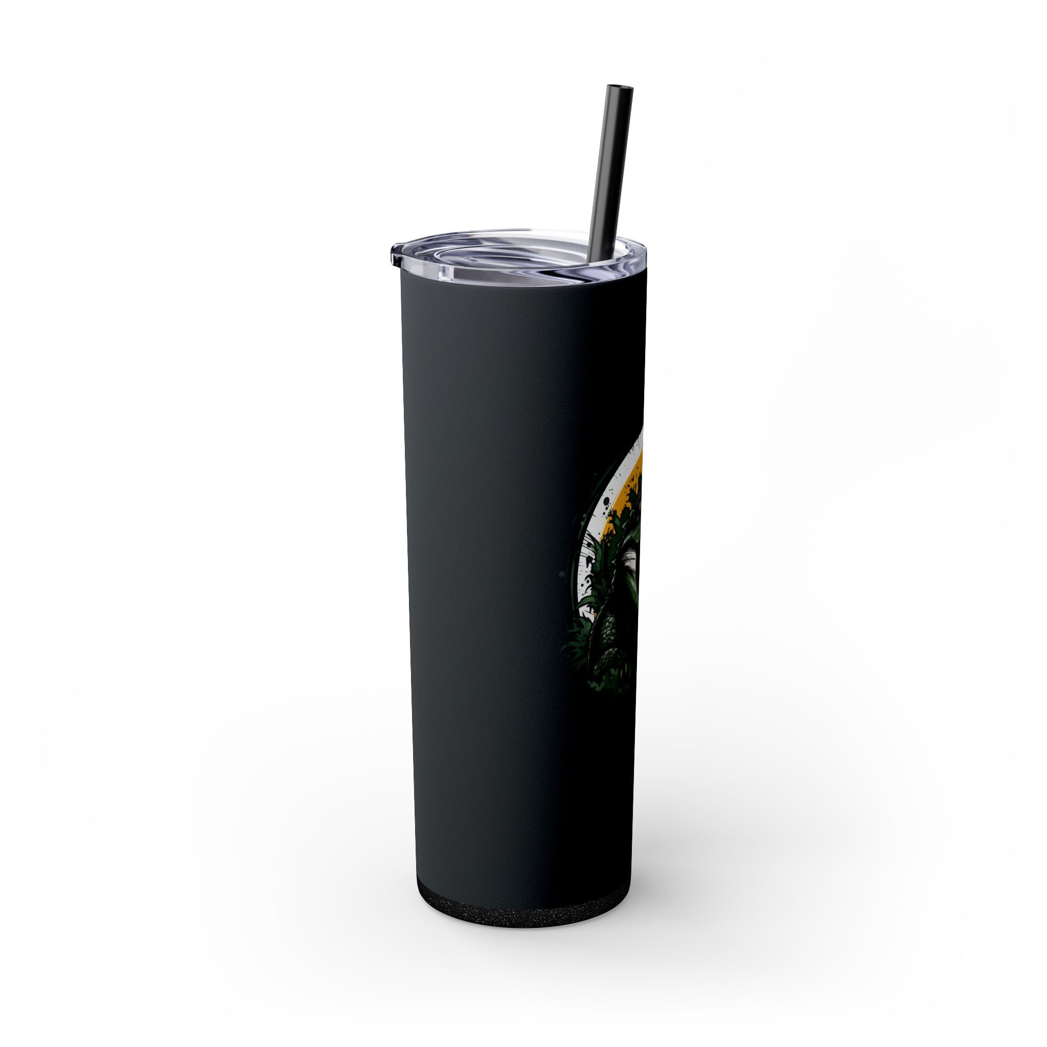 20oz Skinny Tumbler: Crocodile Print for Every Sip