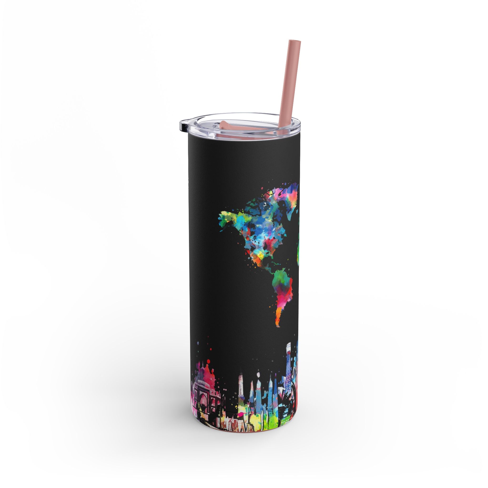 Sleek Slim Tumbler: Travel-Ready Coolness