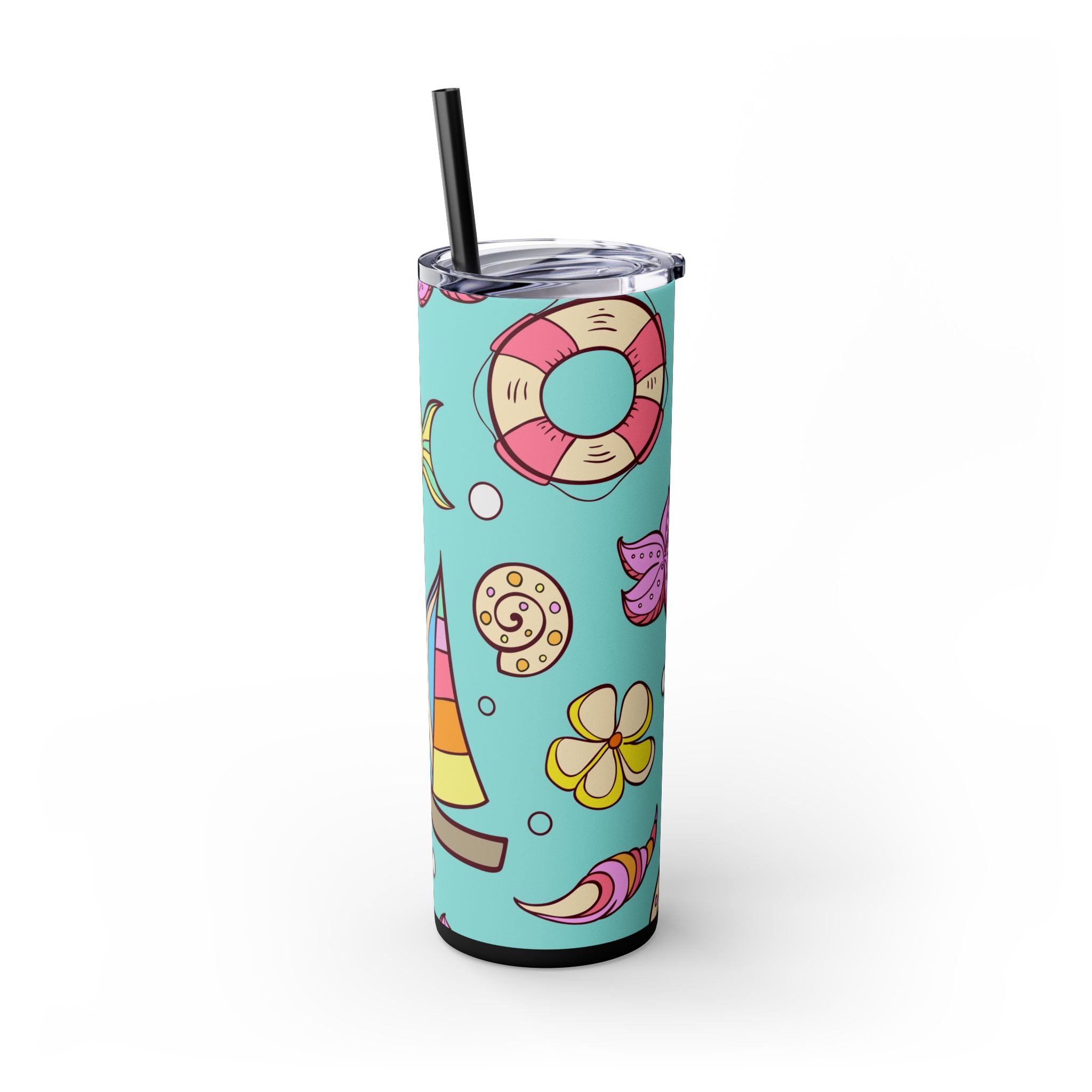 Skinny Tumbler with Straw, 20oz