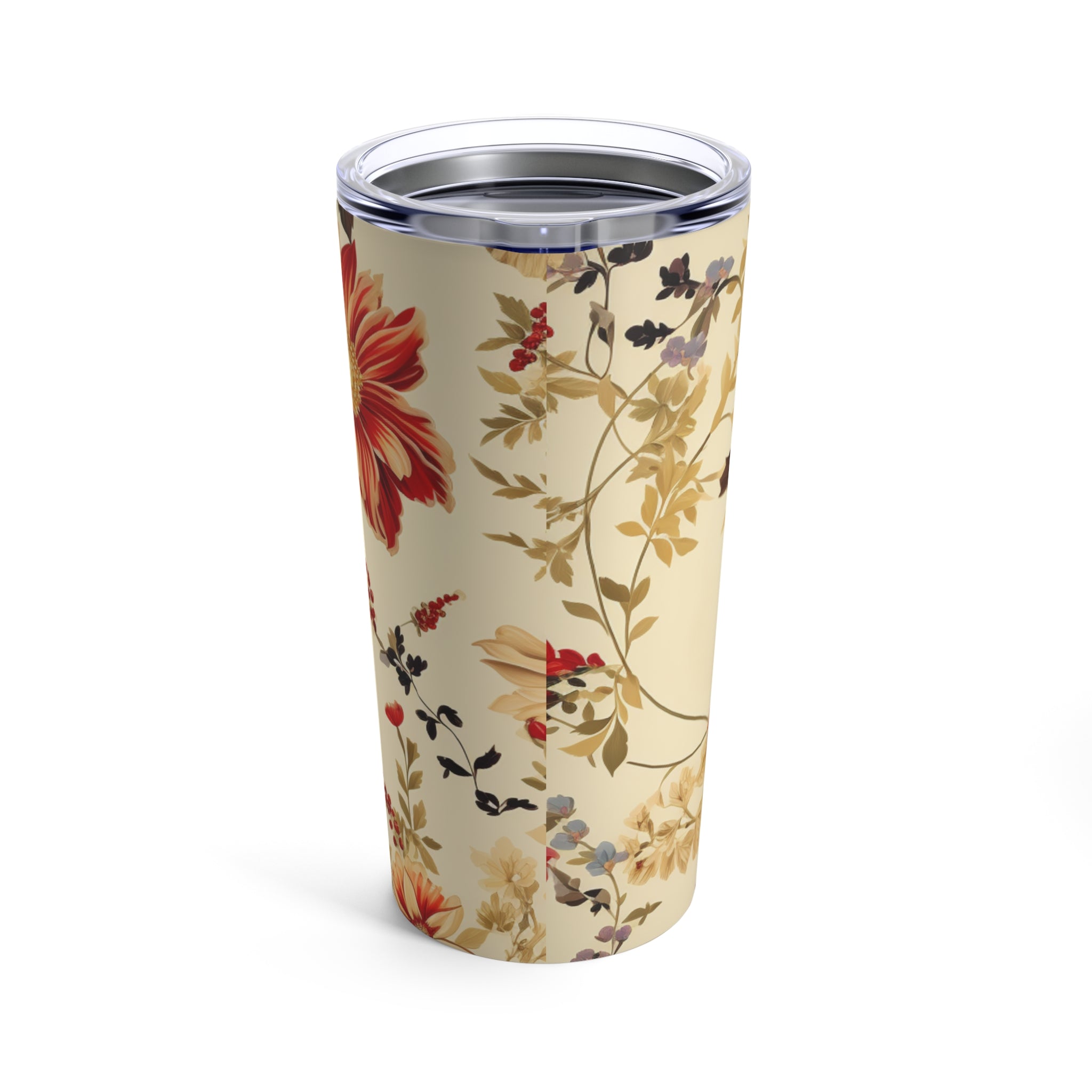 Vibrant Tumbler with Elegant Floral Flair : 20oz Tumbler