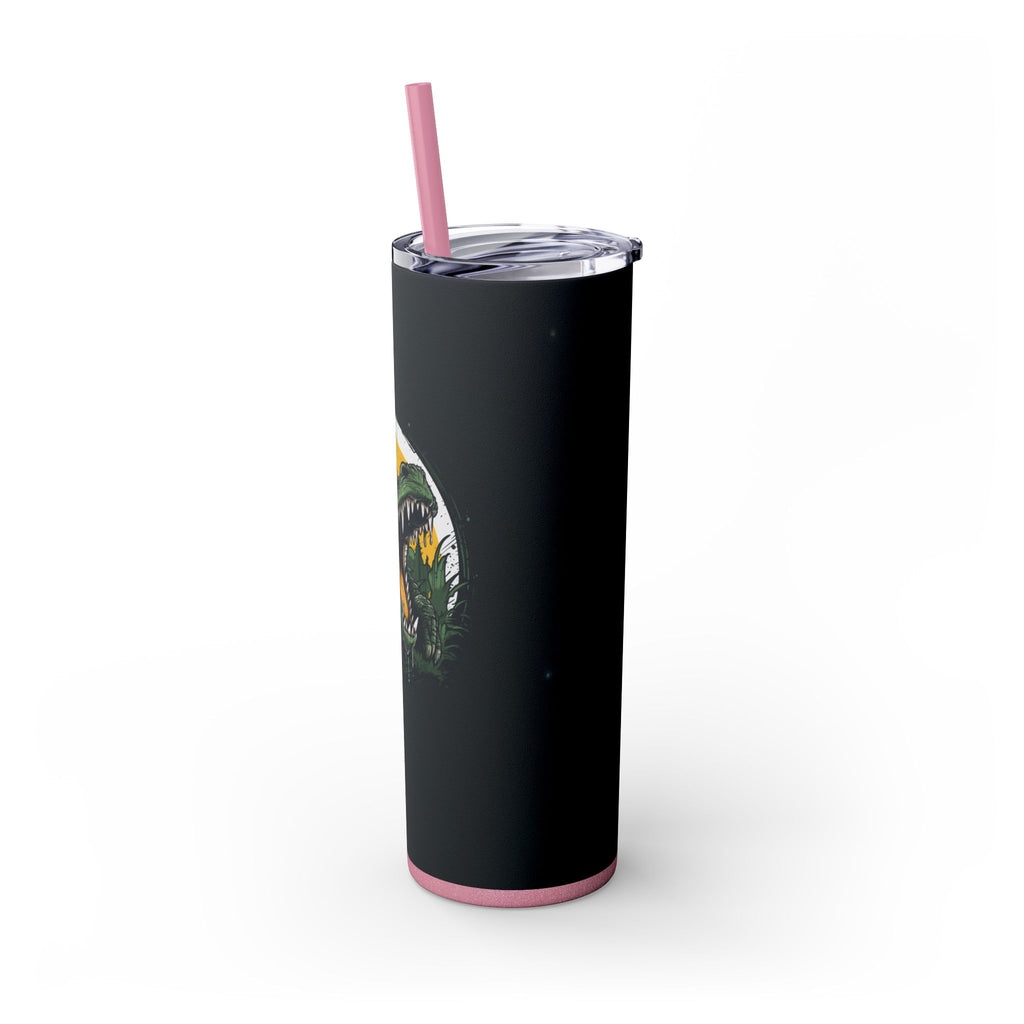 20oz Skinny Tumbler: Crocodile Print for Every Sip