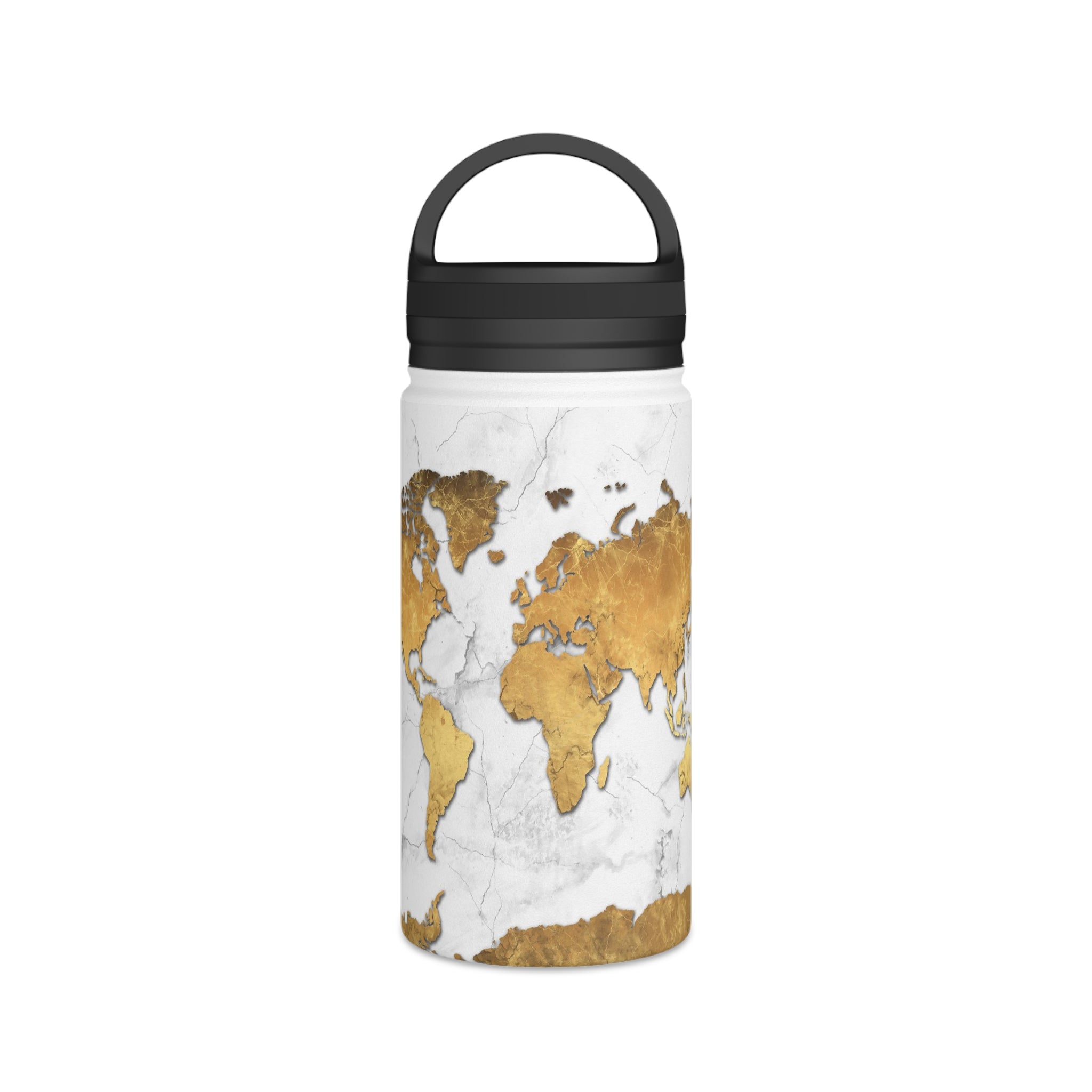 Marble Magic: Adventure-Ready Water Bottle