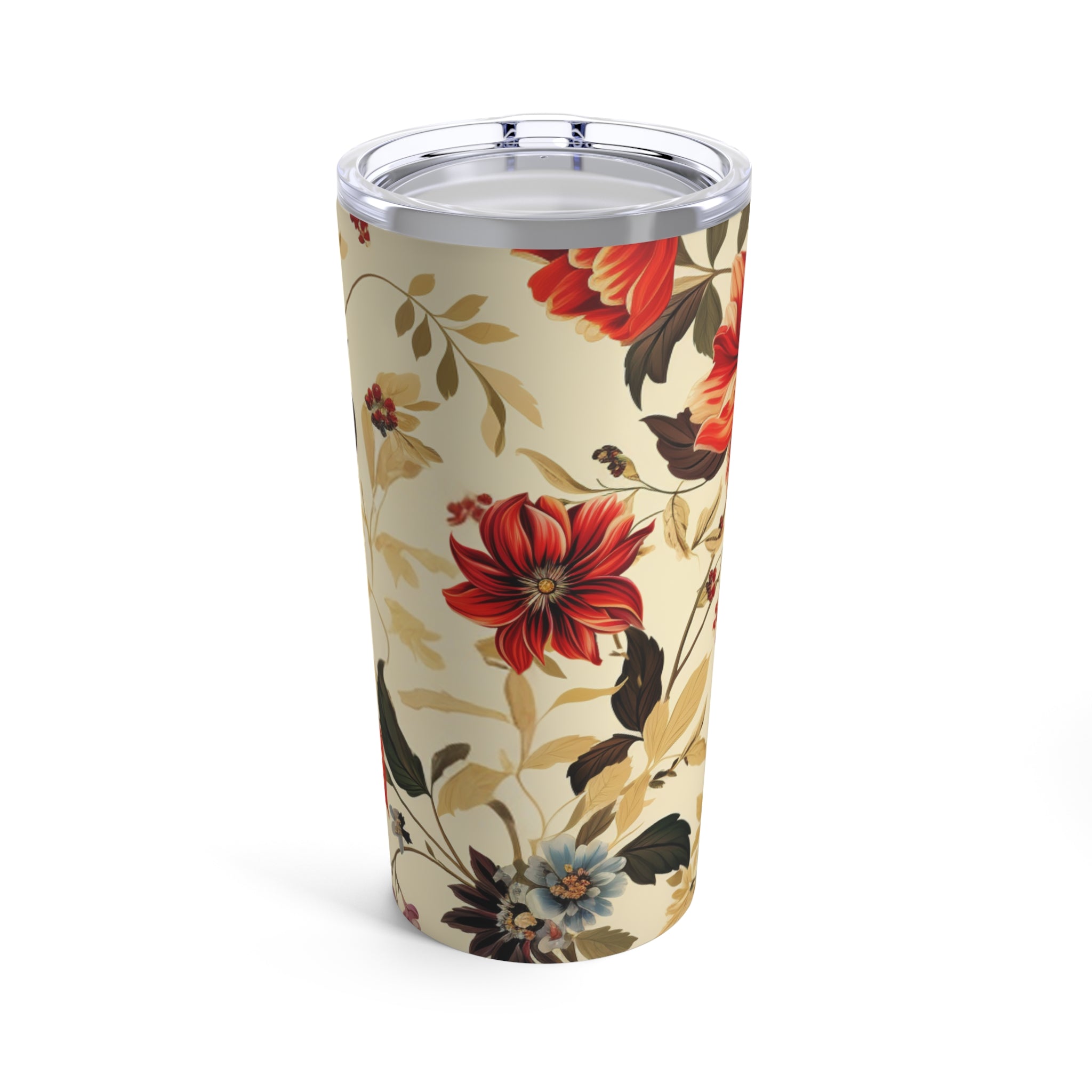 Vibrant Tumbler with Elegant Floral Flair : 20oz Tumbler