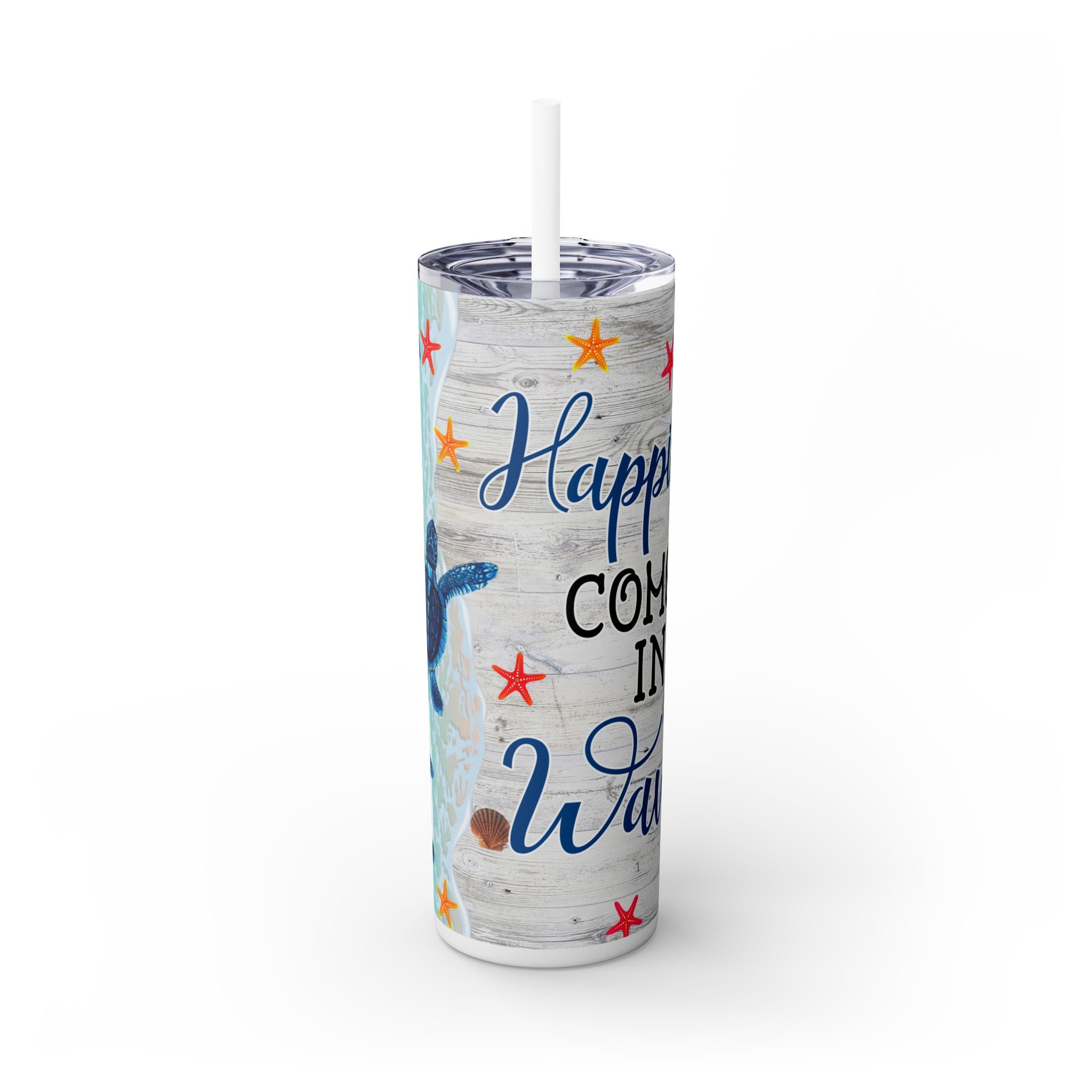 Skinny Tumbler with Straw, 20oz