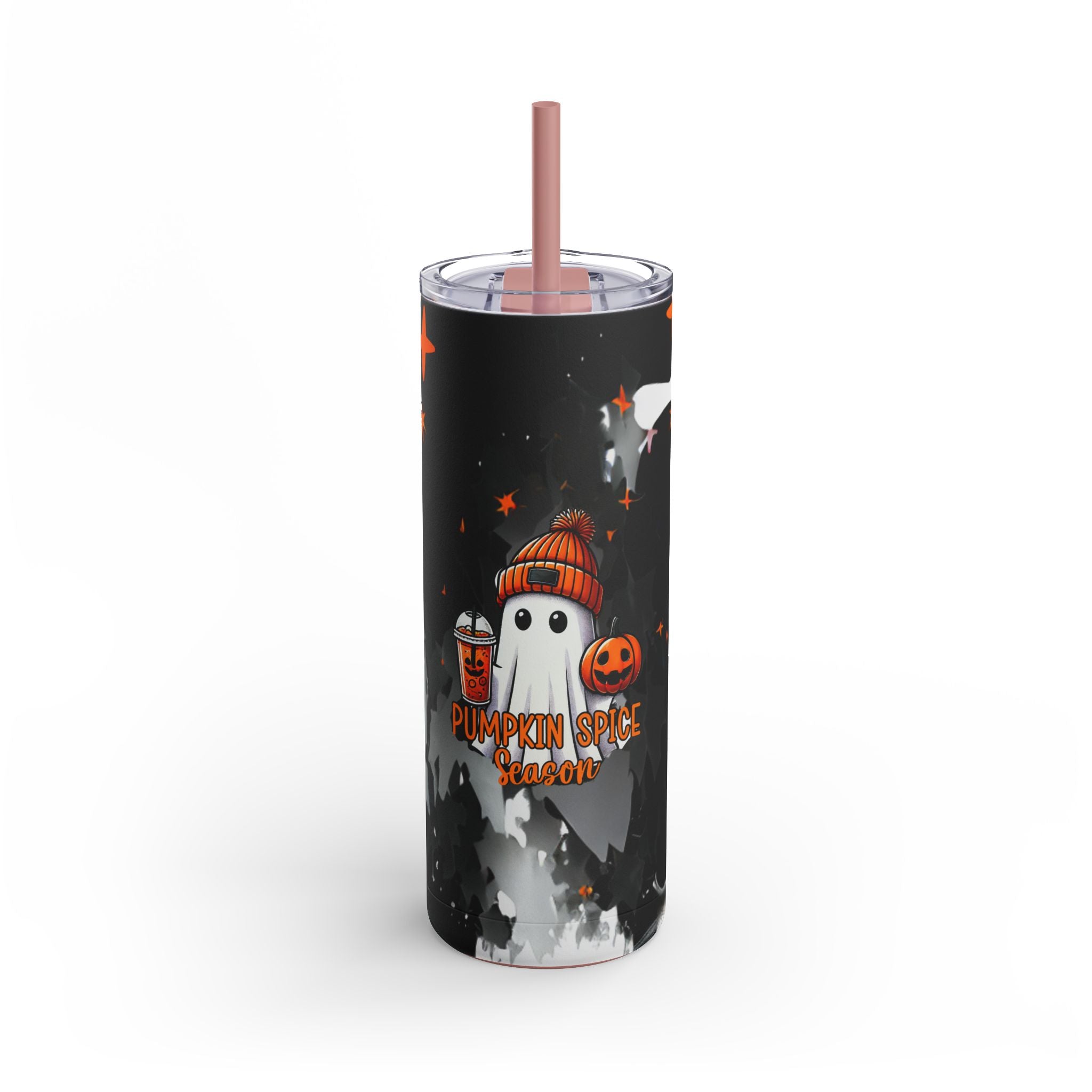 Spooky Pumpkin Tumbler for Fall Sips