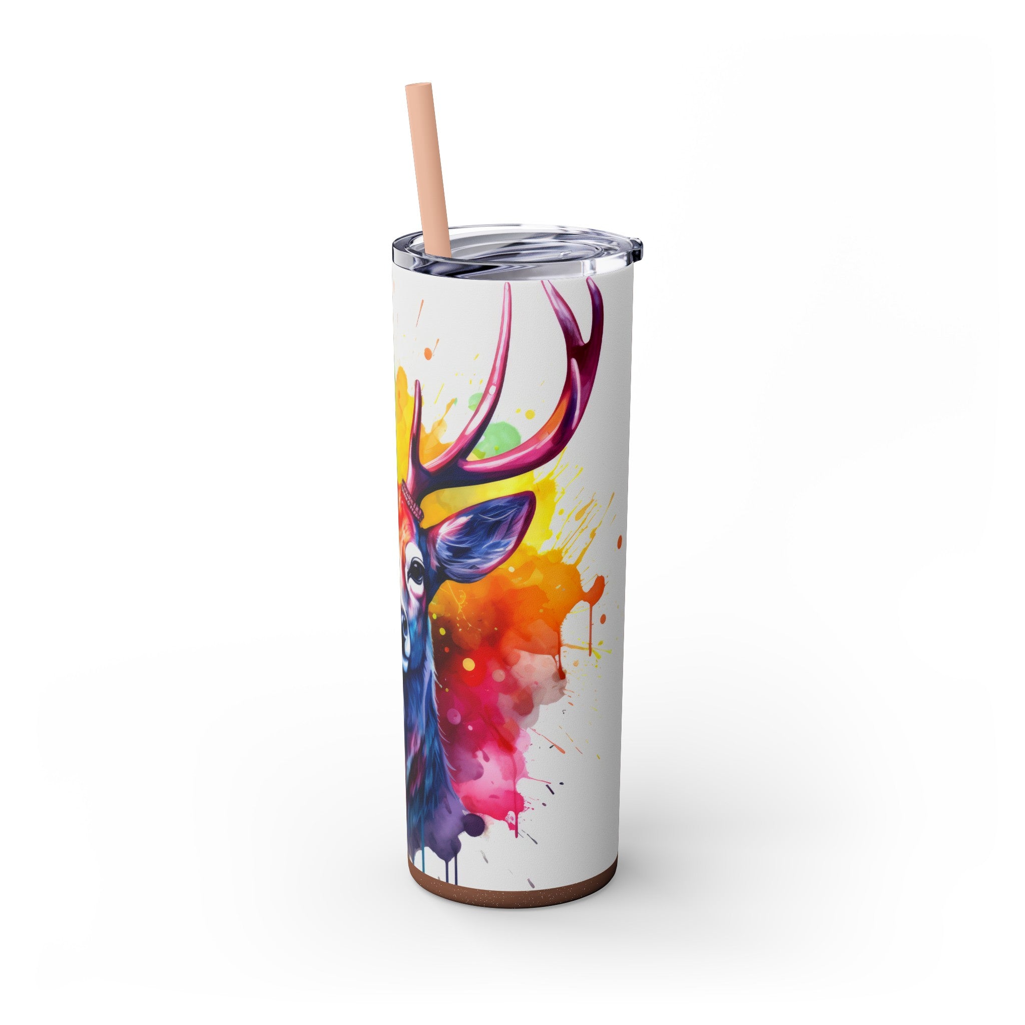 Skinny Tumbler with Straw, 20oz