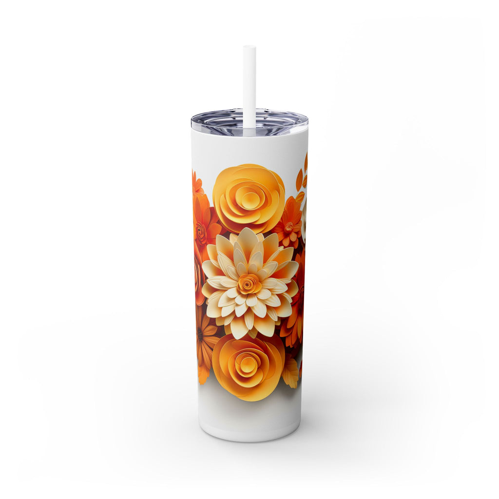 Skinny Tumbler with Straw, 20oz