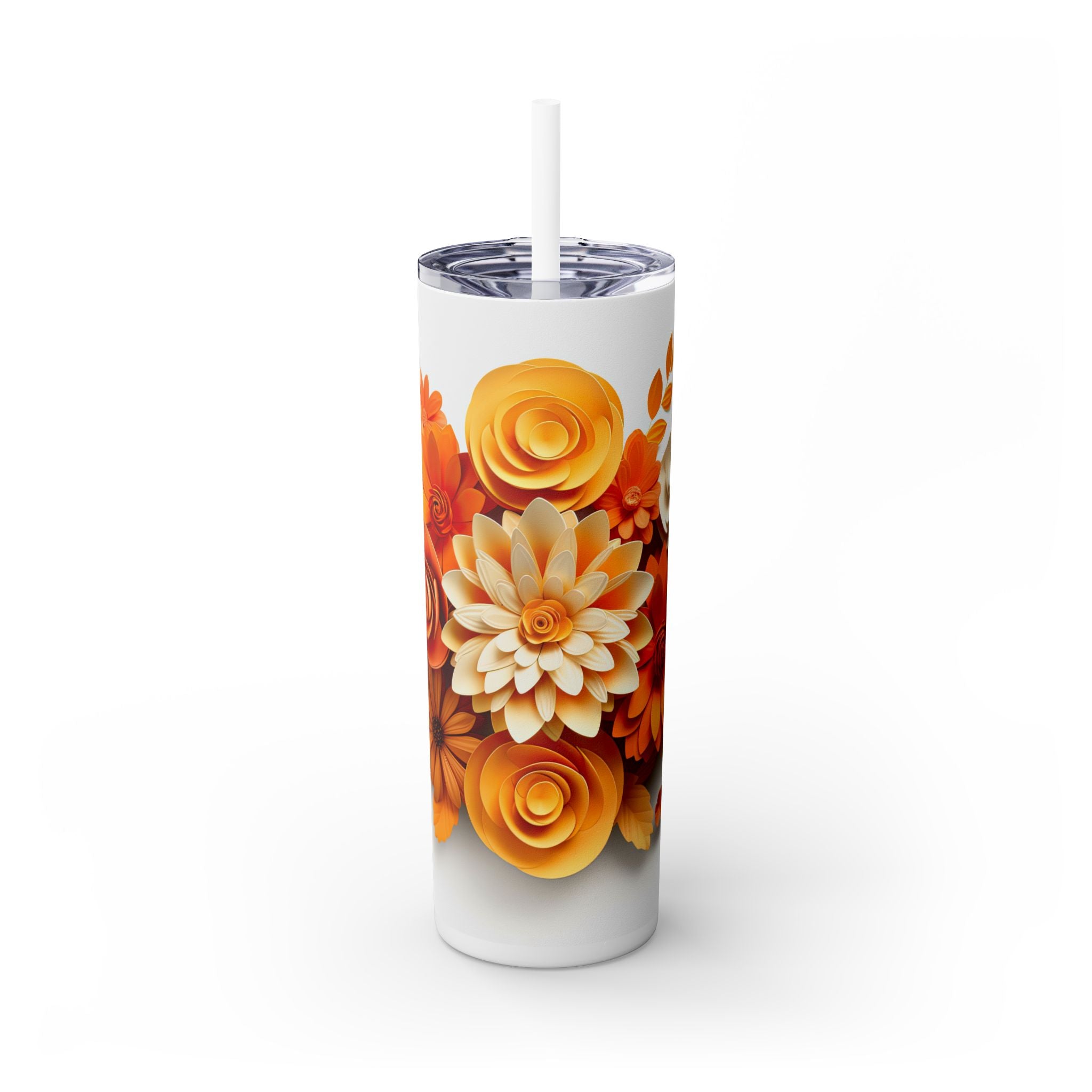 Skinny Tumbler with Straw, 20oz